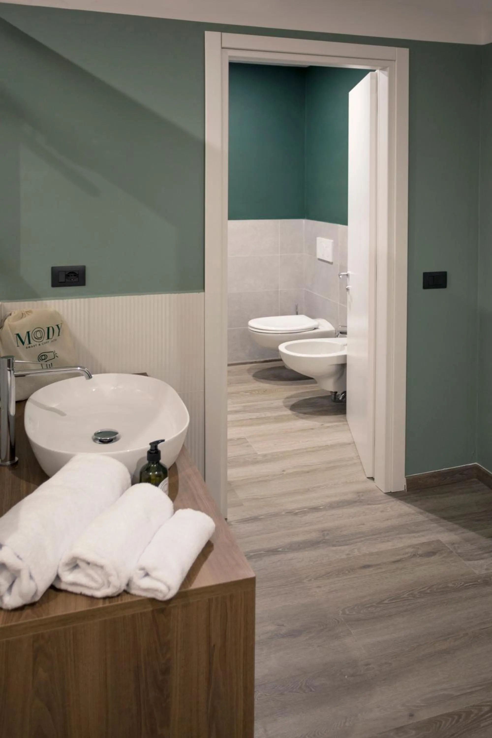 Bathroom in Moody smart & comfy Hotel