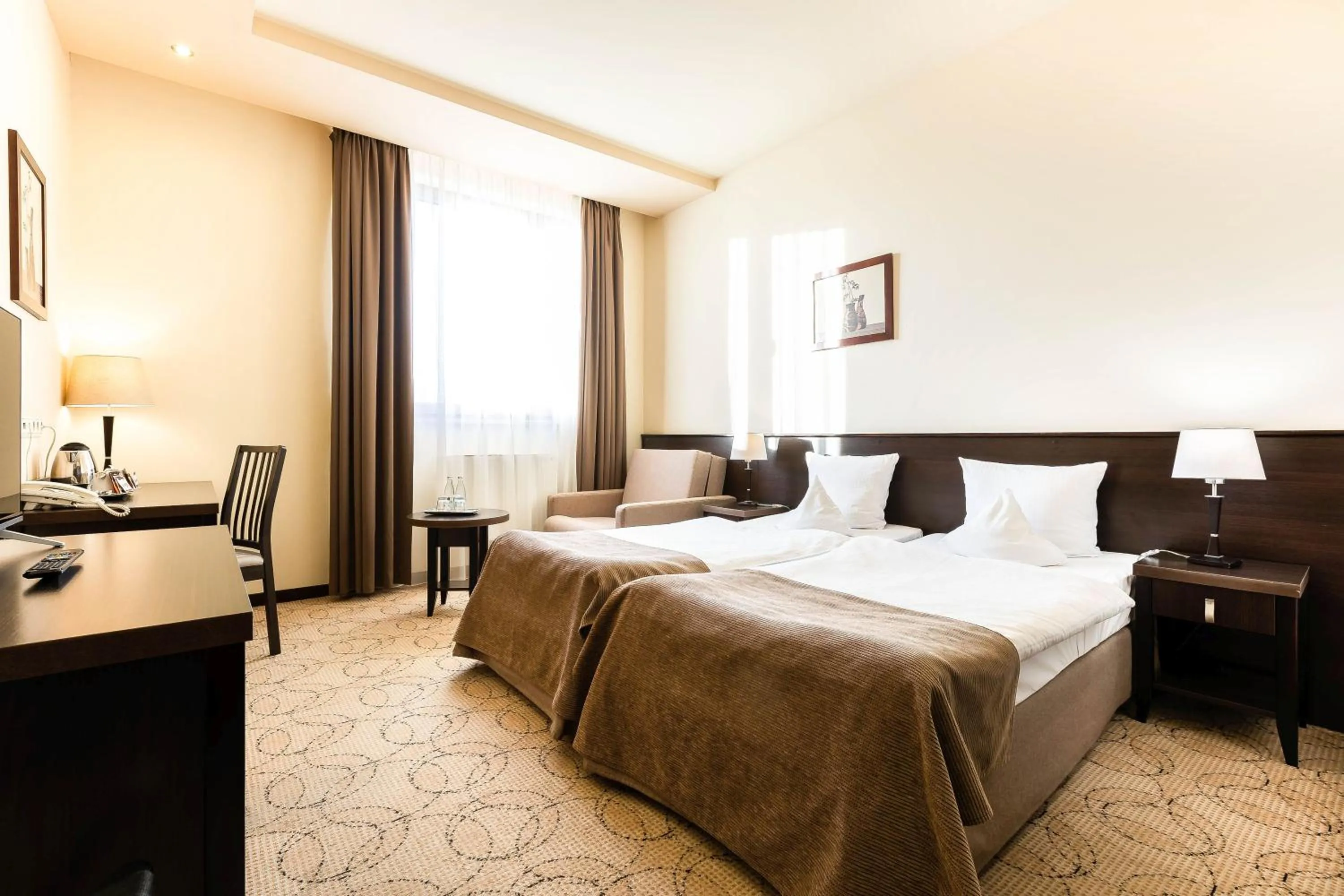 Bed in Hotel Kudowa Manufaktura Relaksu