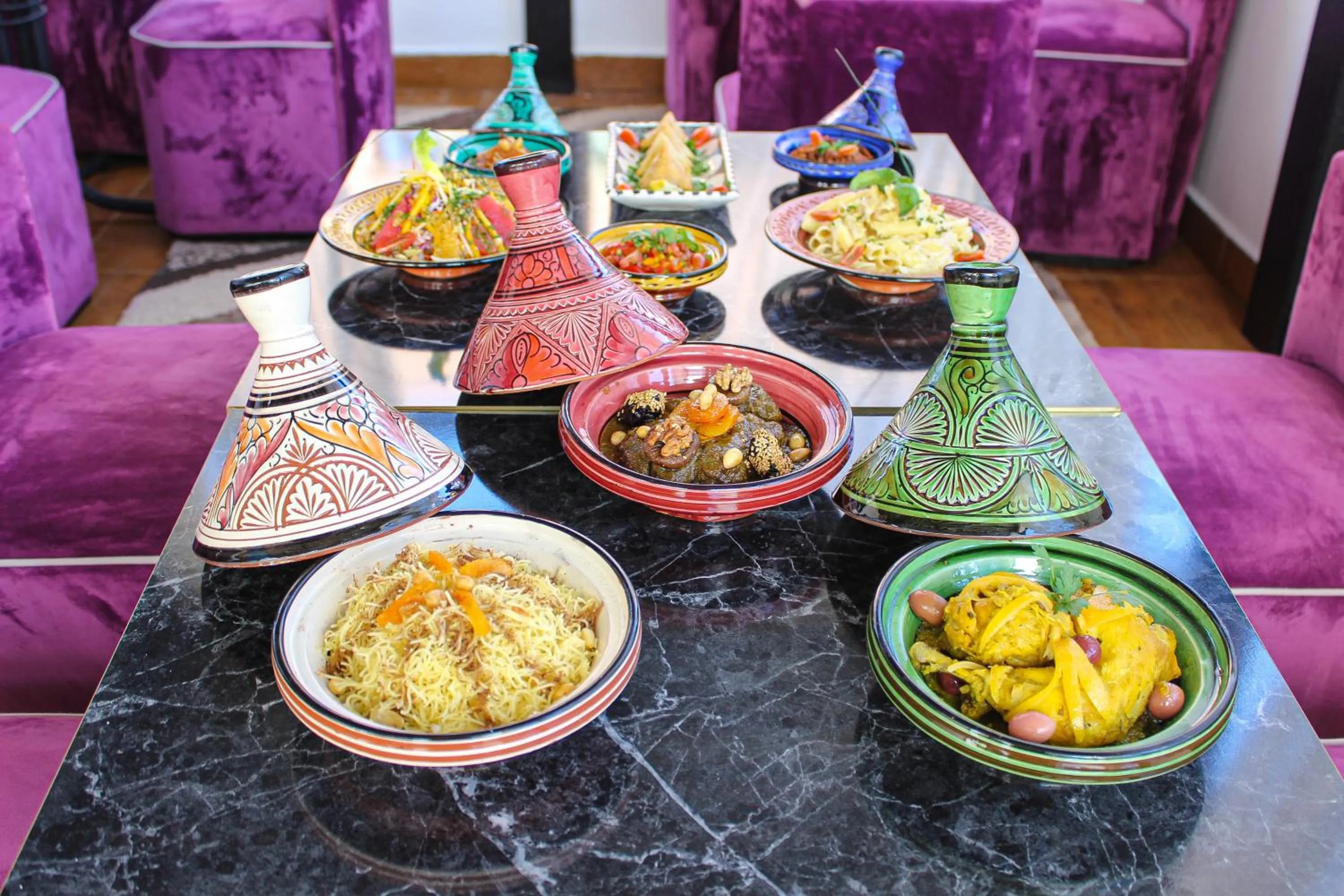 Restaurant/places to eat in Majorel Perle Hôtel Riad Restaurant Picine & Spa