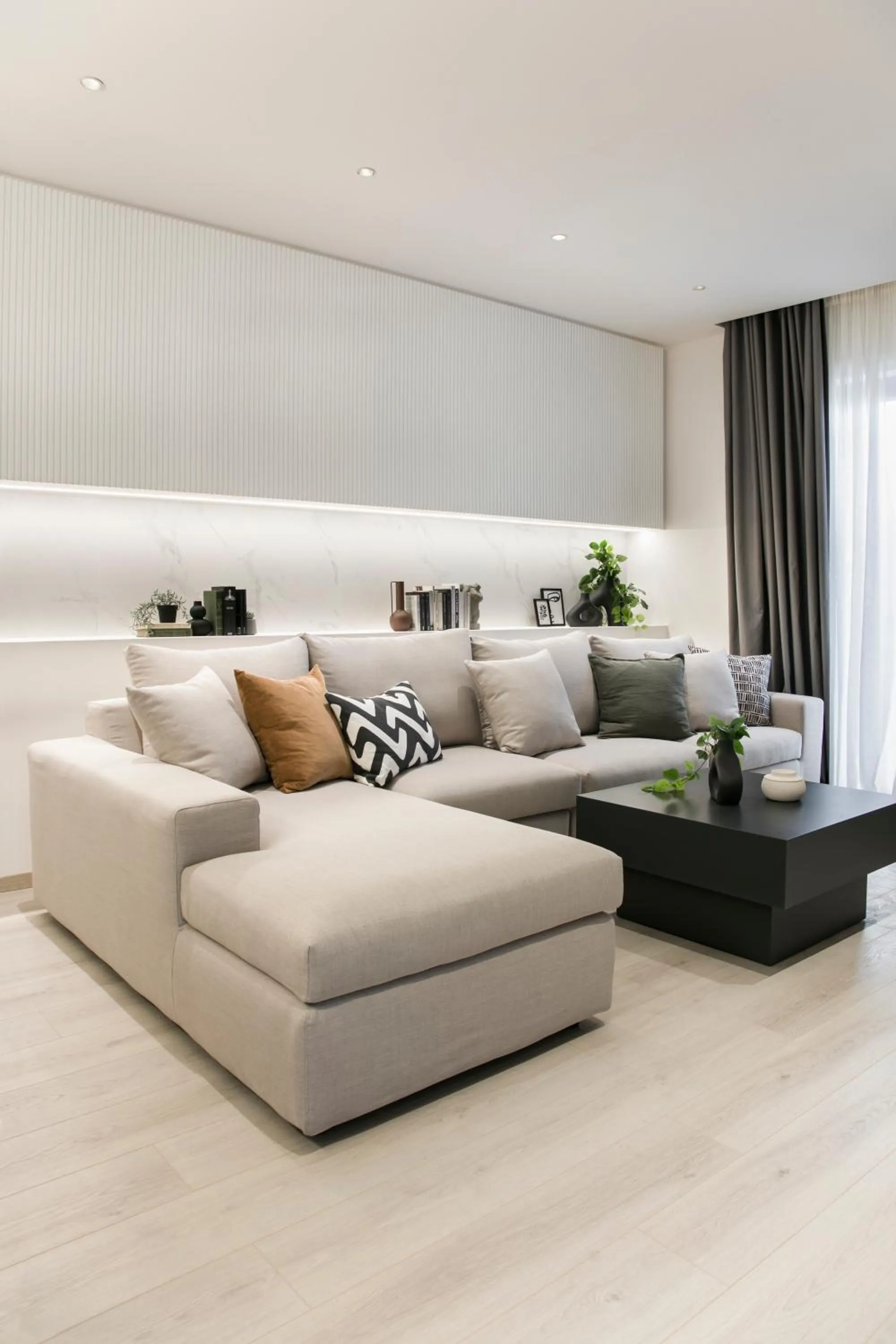 Living room in Ultra Chic Modern 4 Bedrooms Apartment in Athens