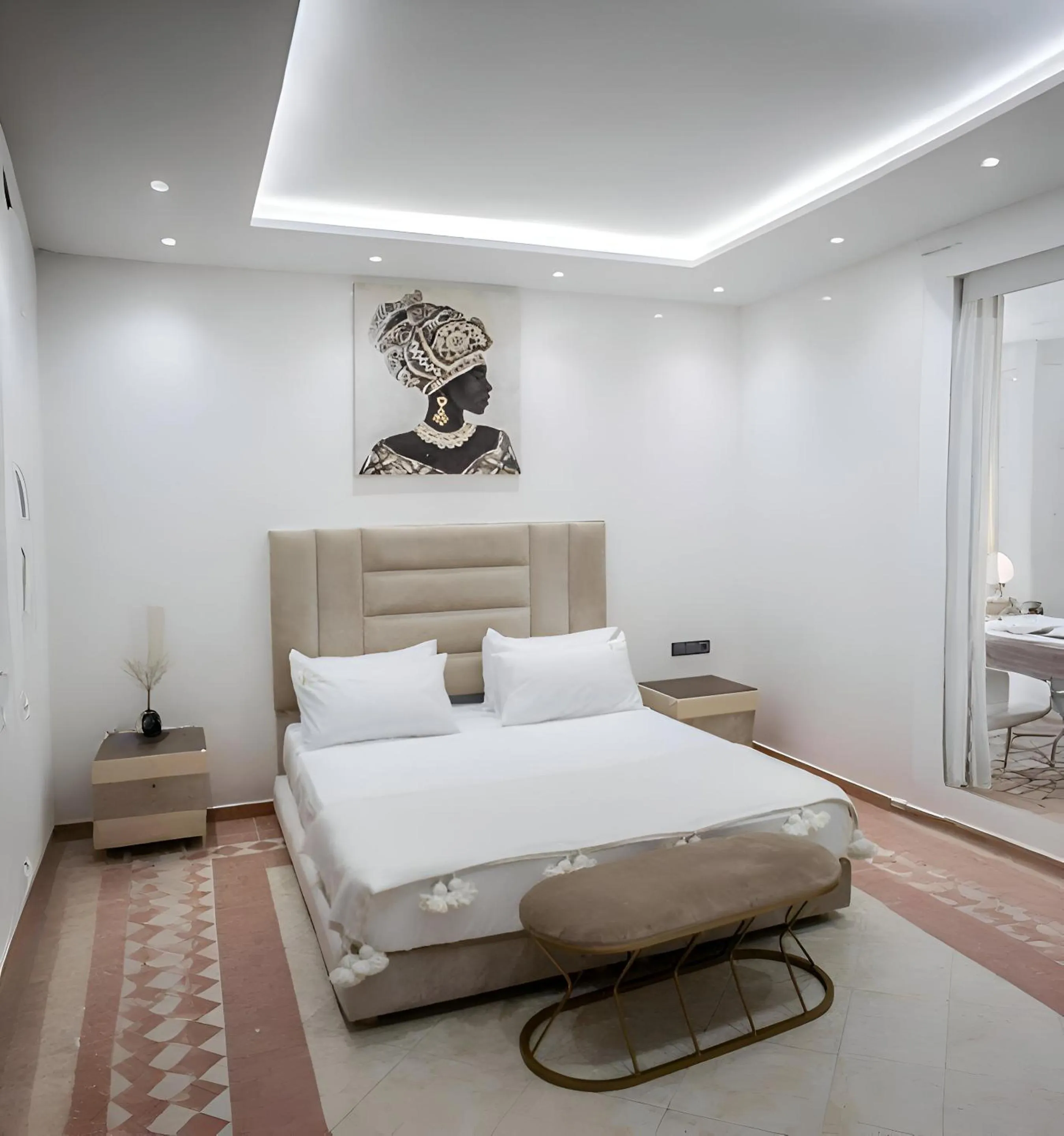 Bedroom, Bed in RIAD DOUIRTNA