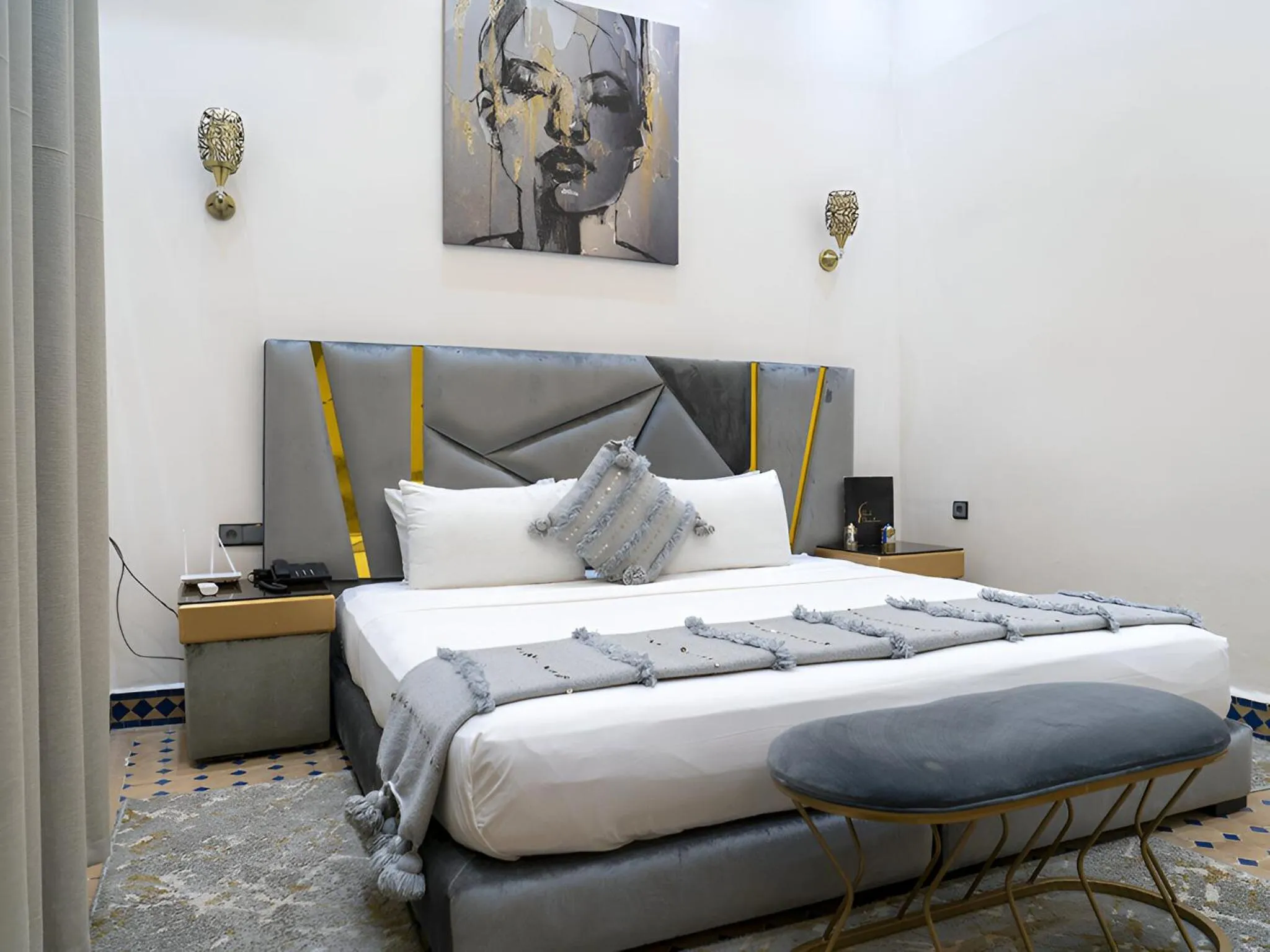 Bedroom, Bed in RIAD DOUIRTNA