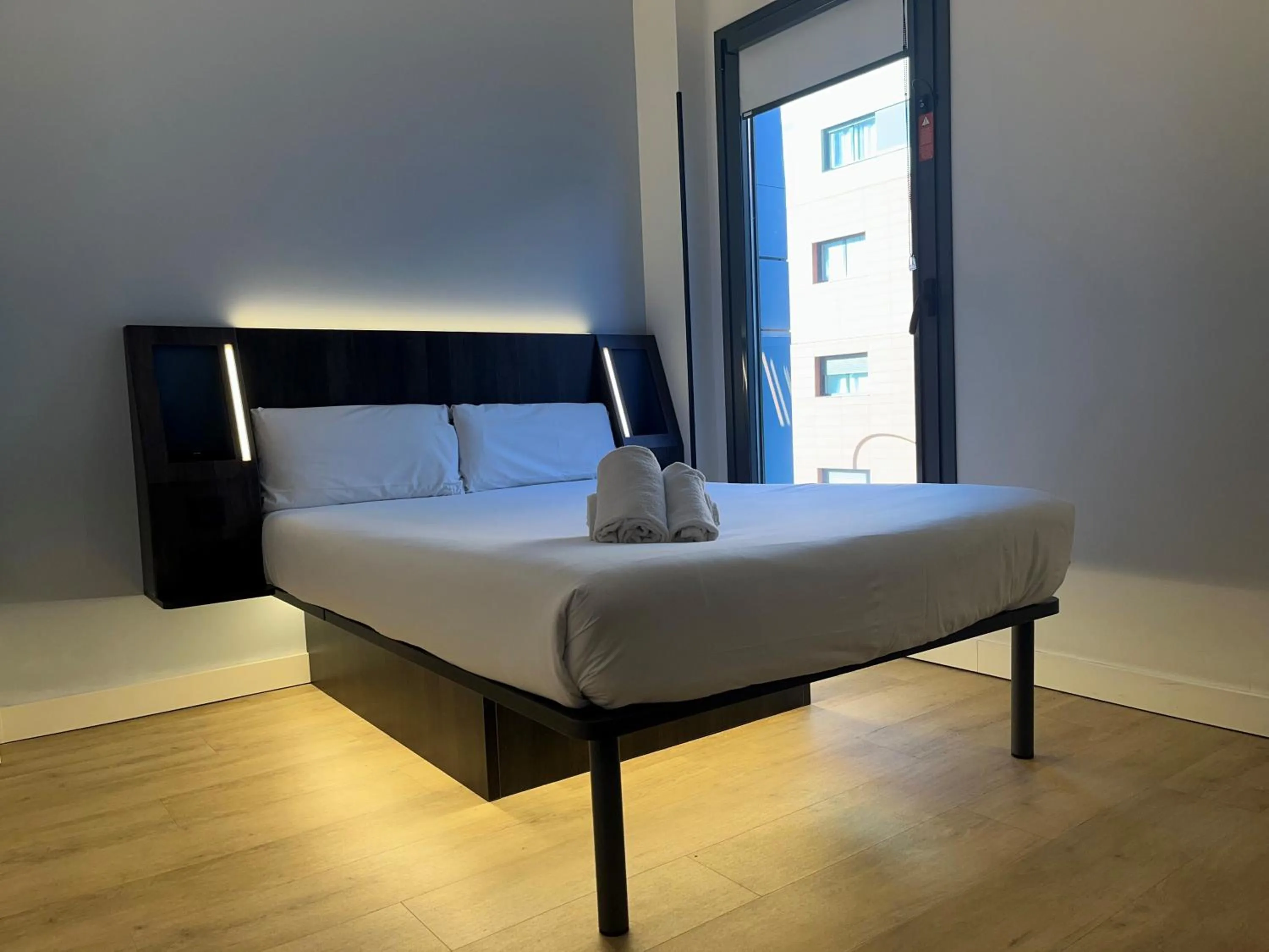 Bed in Hostal Madrid Atocha