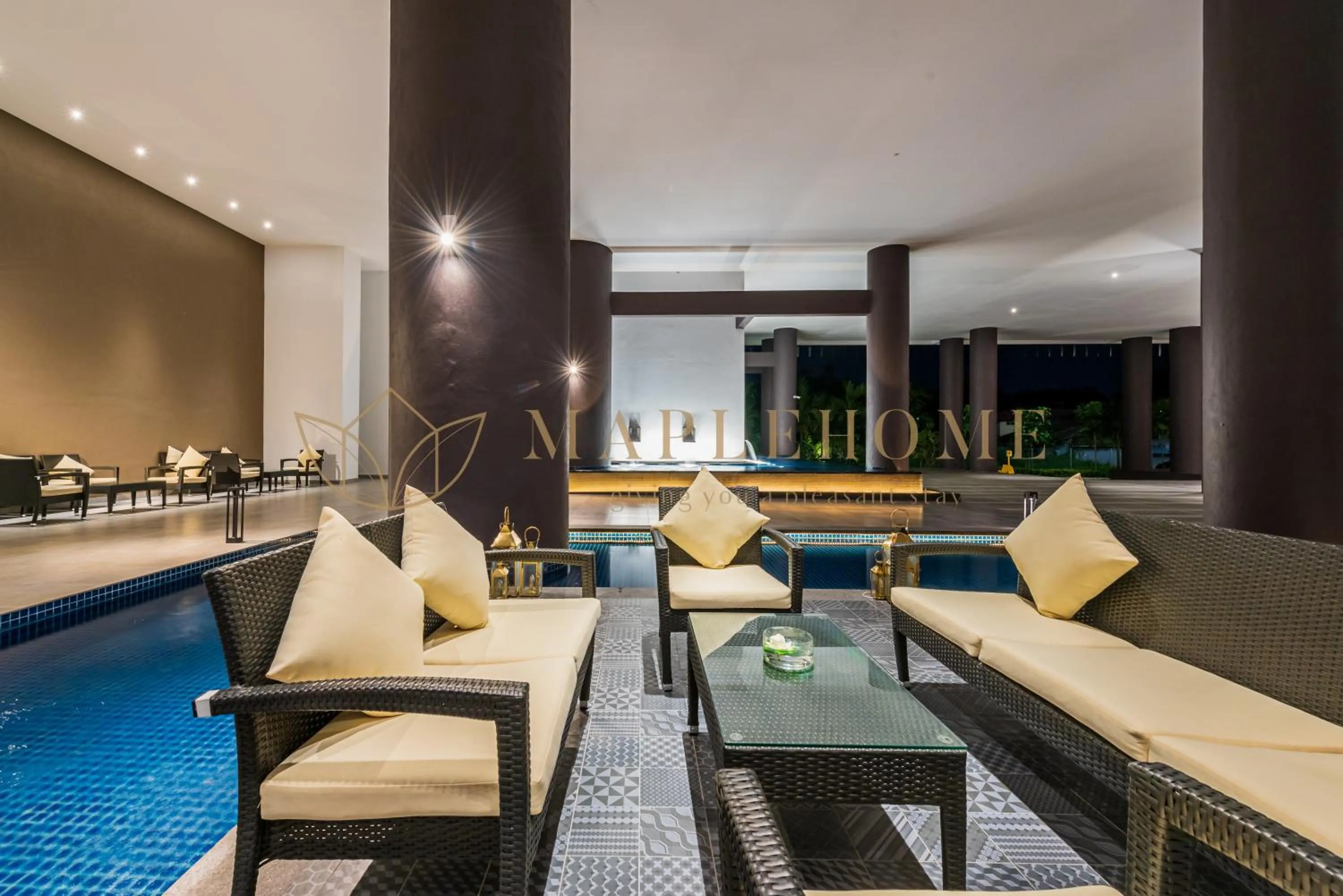 Lobby or reception in The Apple Premier Suites Melaka