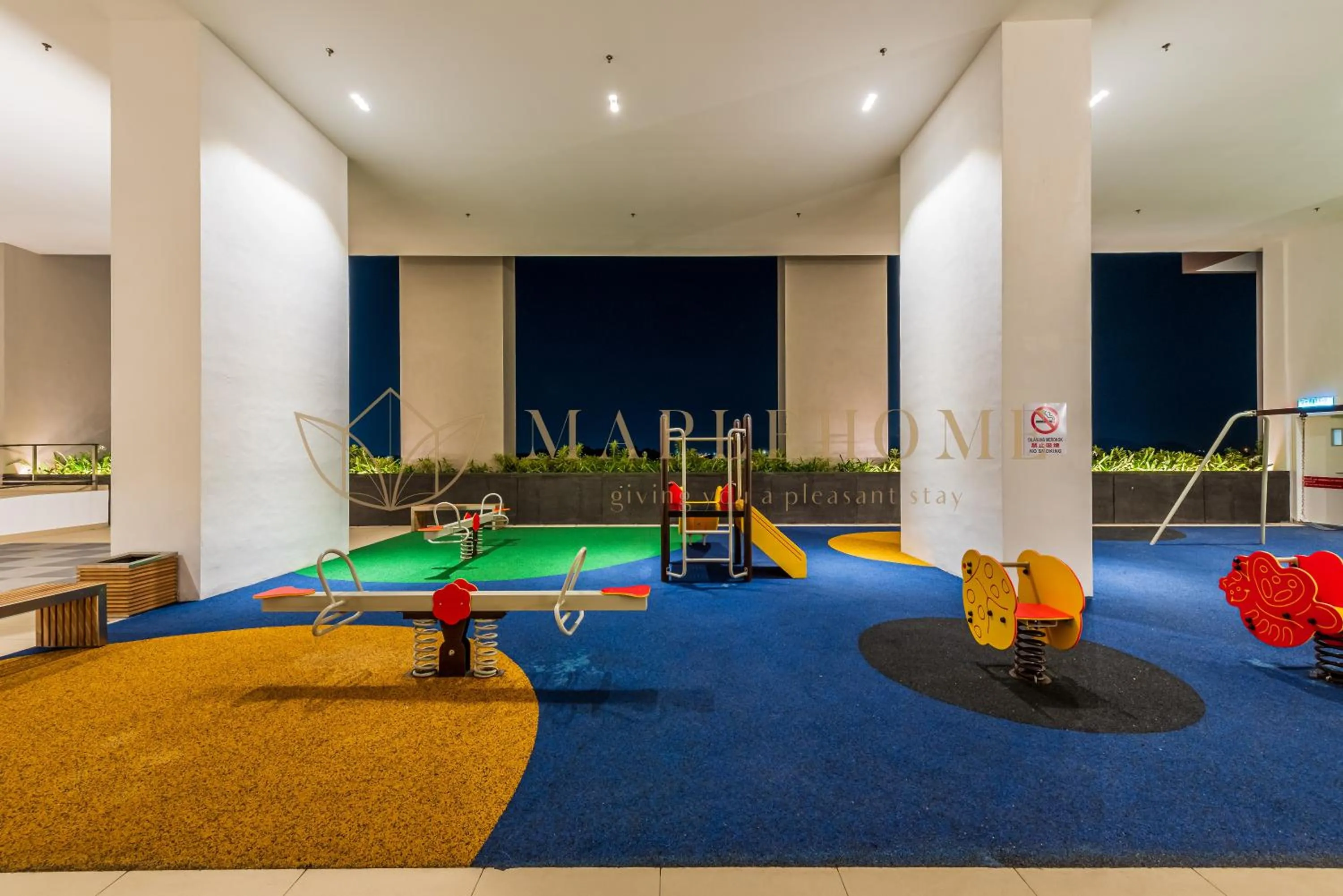 Children play ground in The Apple Premier Suites Melaka