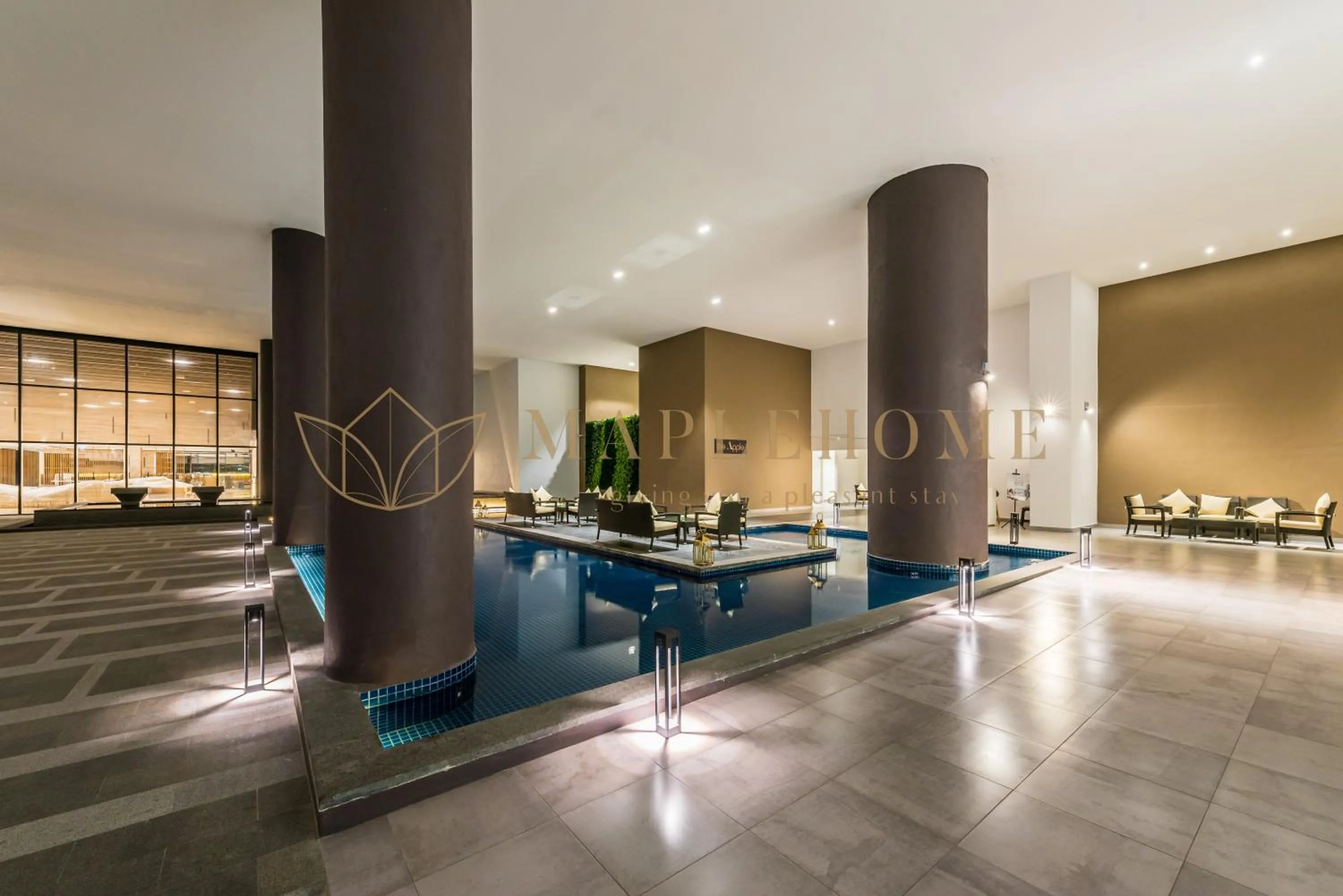 Lobby or reception in The Apple Premier Suites Melaka