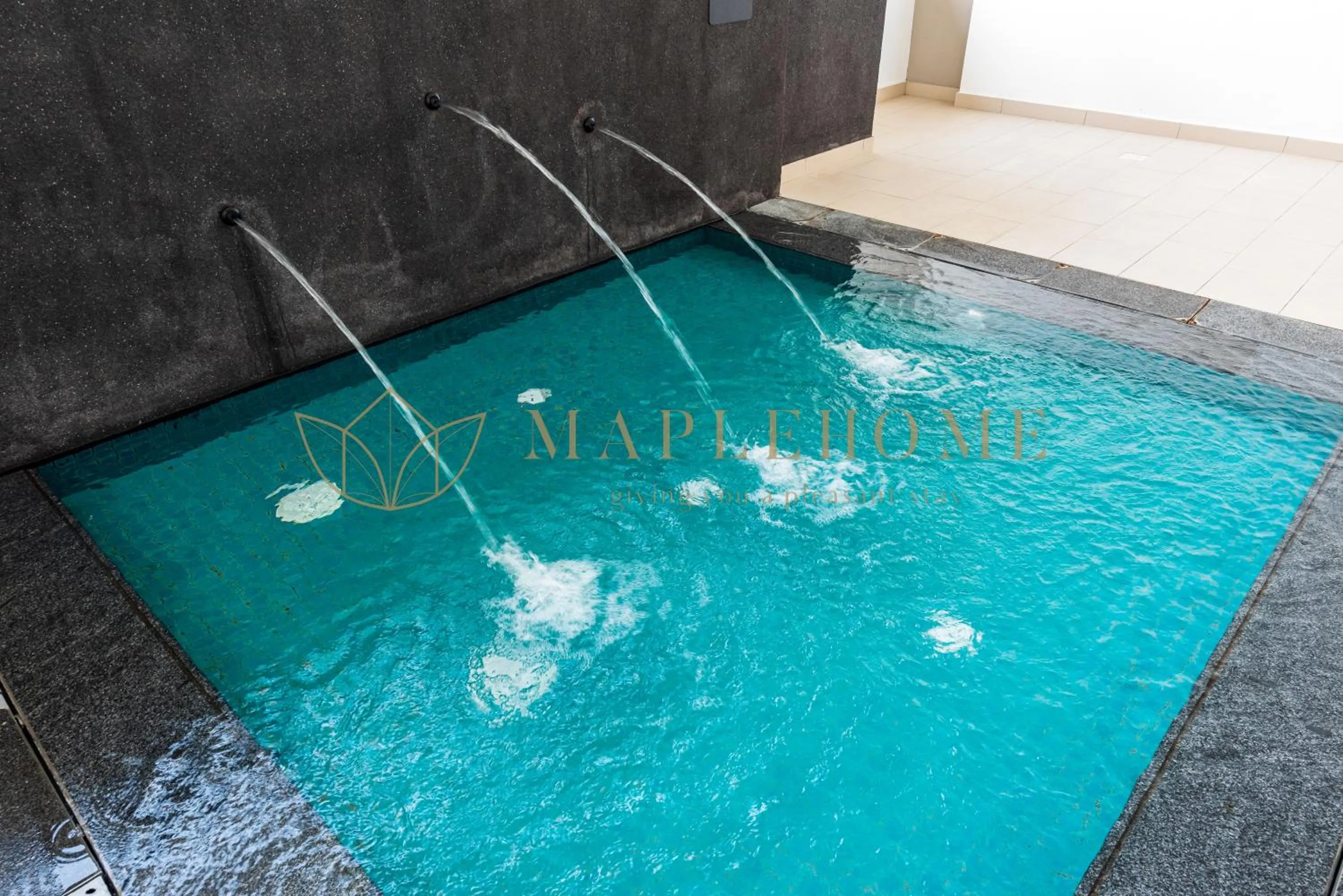Swimming pool in The Apple Premier Suites Melaka
