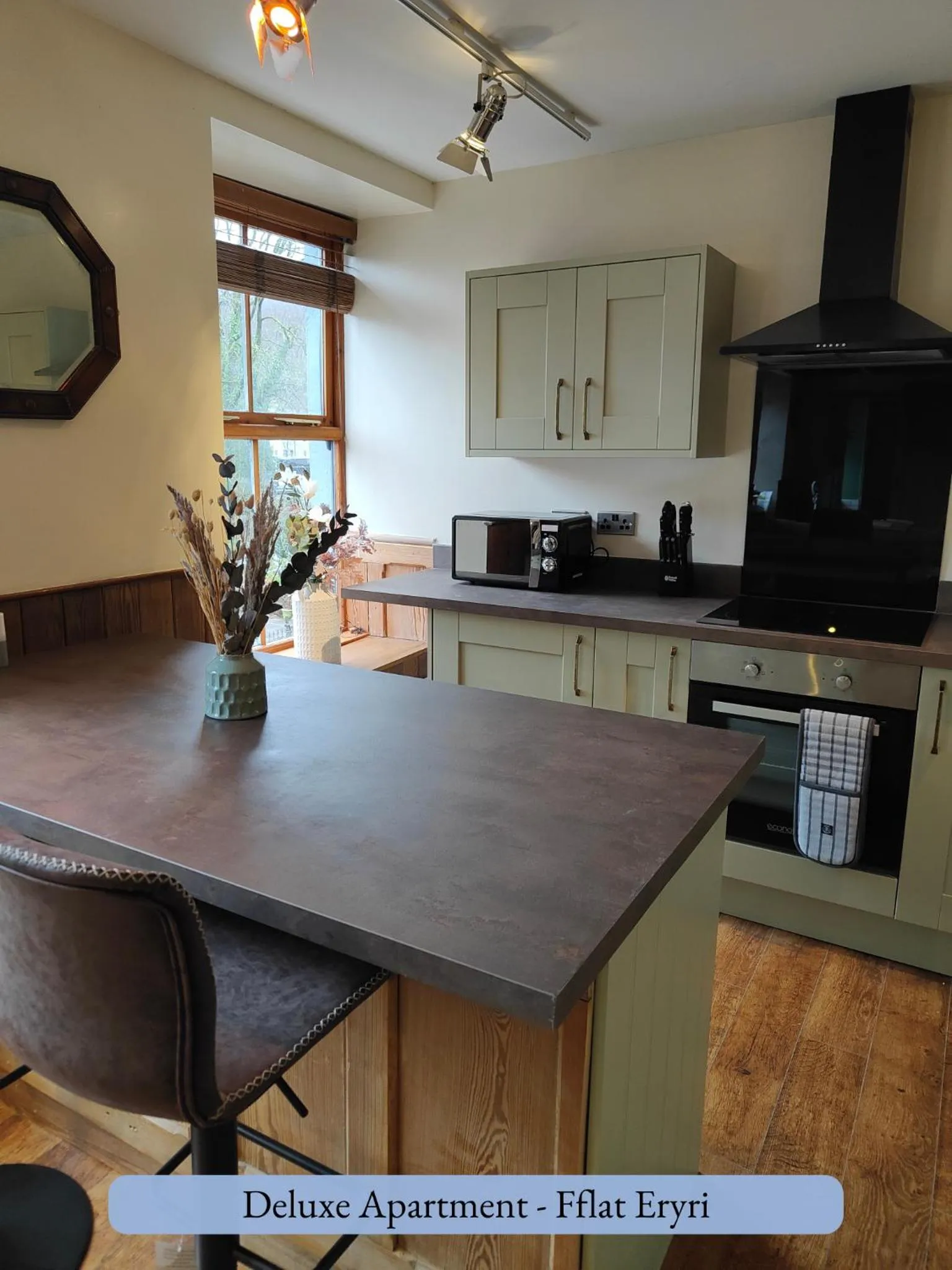 Kitchen or kitchenette in Llew Accommodation - The Townhouse