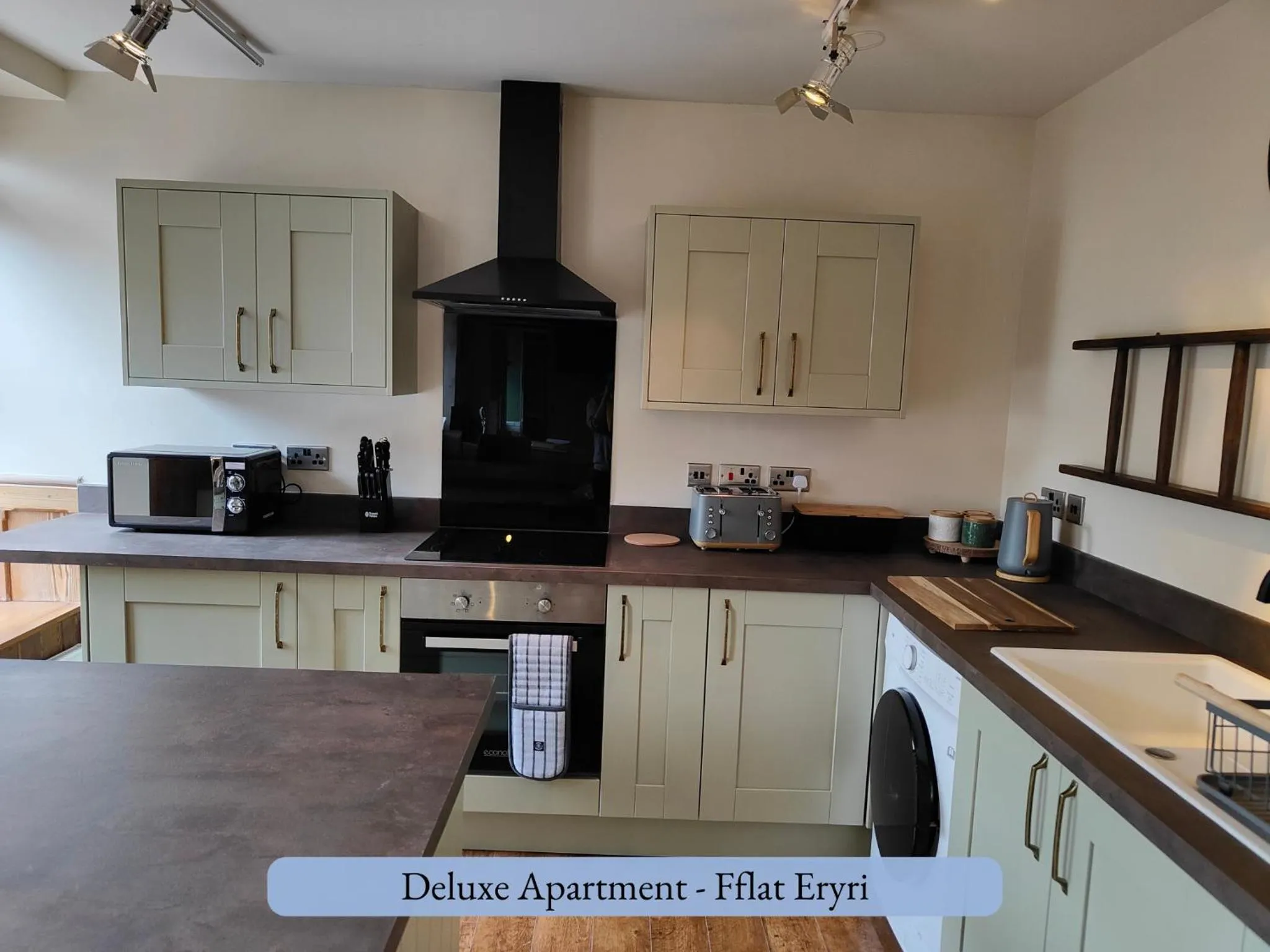 Kitchen or kitchenette in Llew Accommodation - The Townhouse