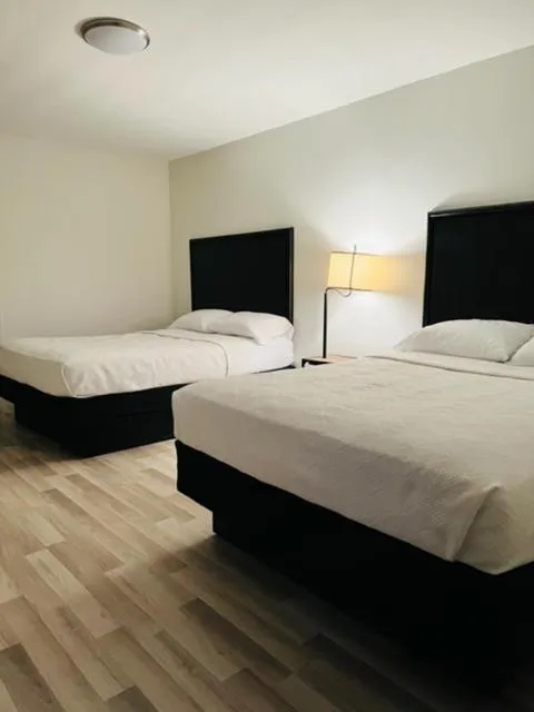 Bed in Cattlemen's Inn