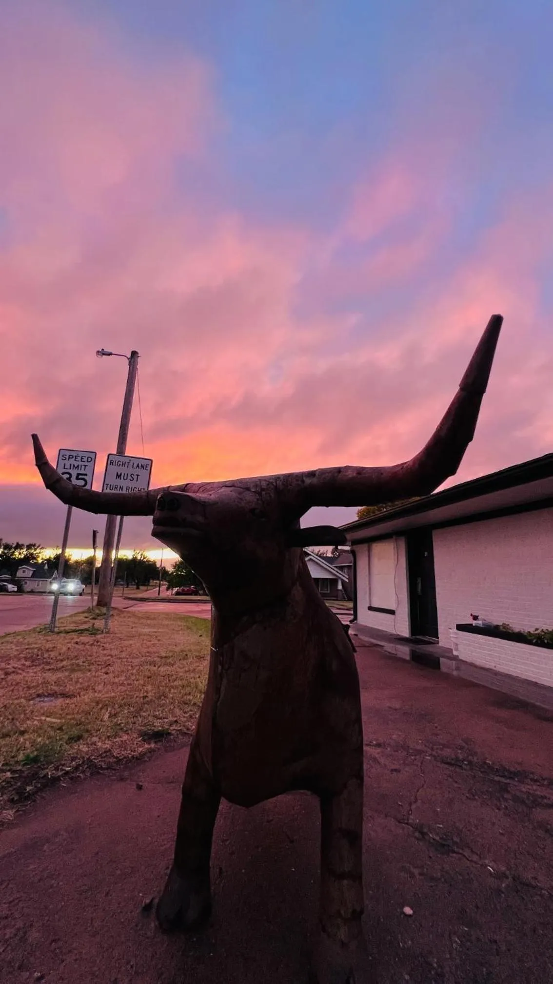 Sunset in Cattlemen's Inn