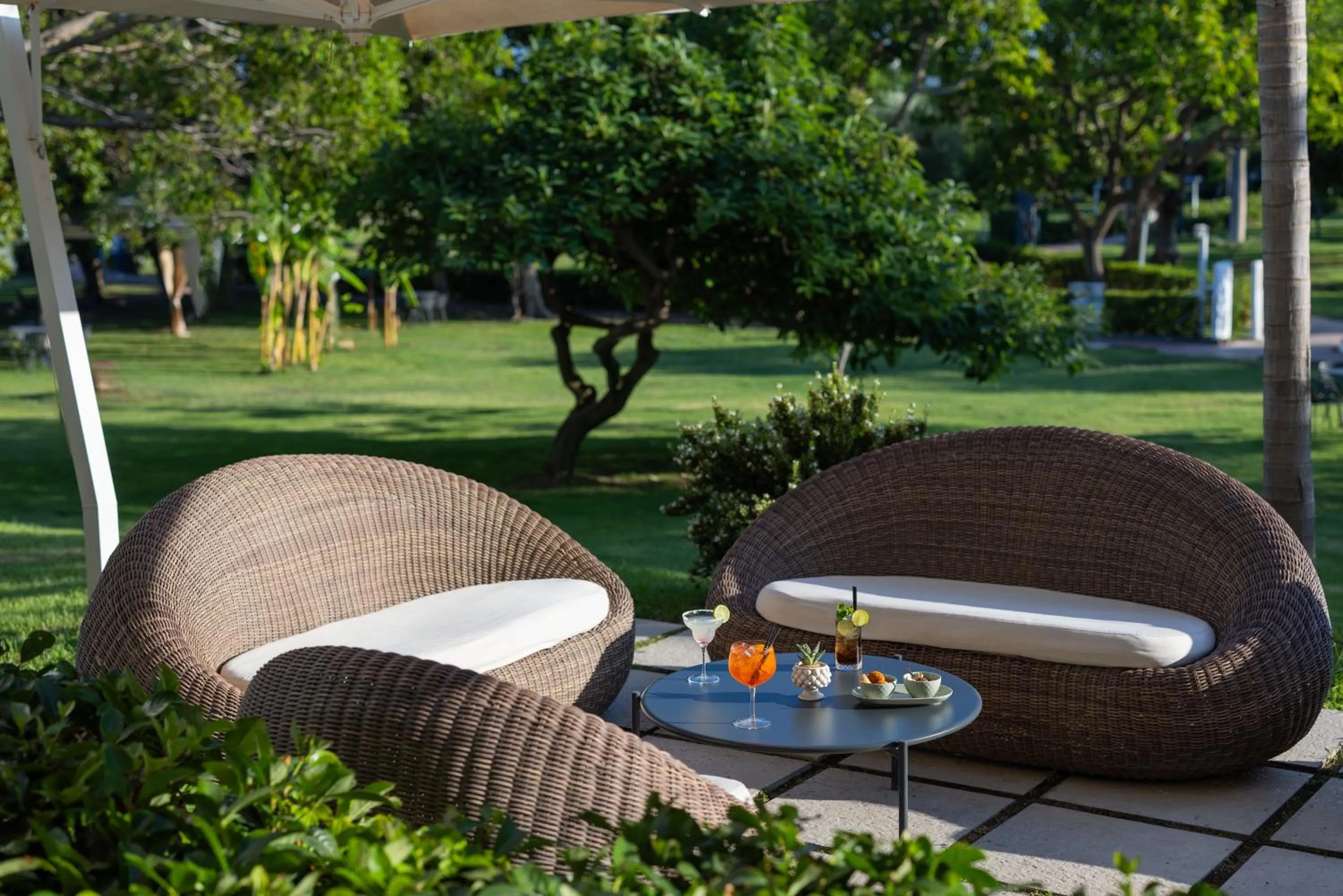 Garden in UNA Hotels Naxos Beach Sicilia