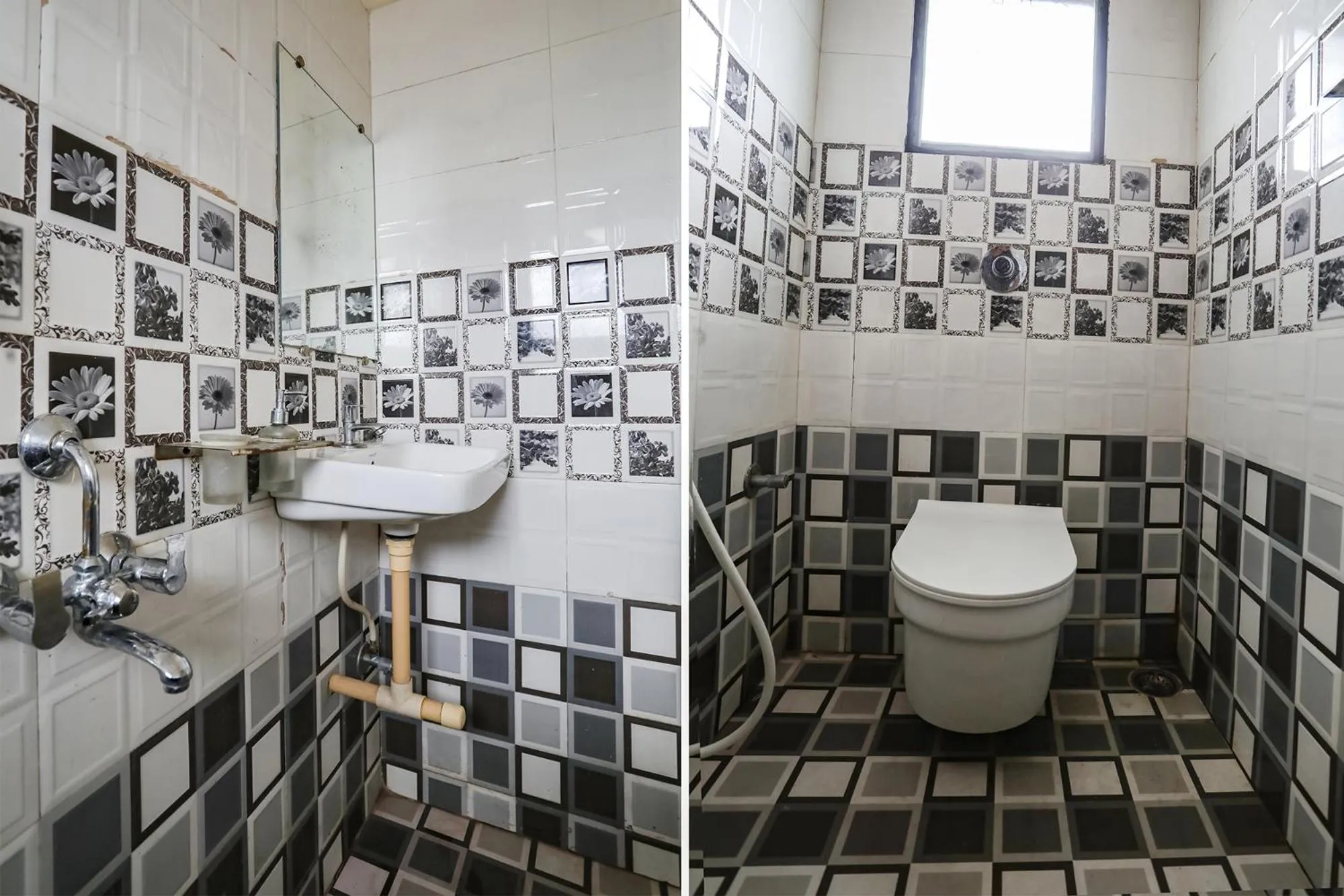 Bathroom in FabHotel New Shraddha Inn - Nr Airport Colony