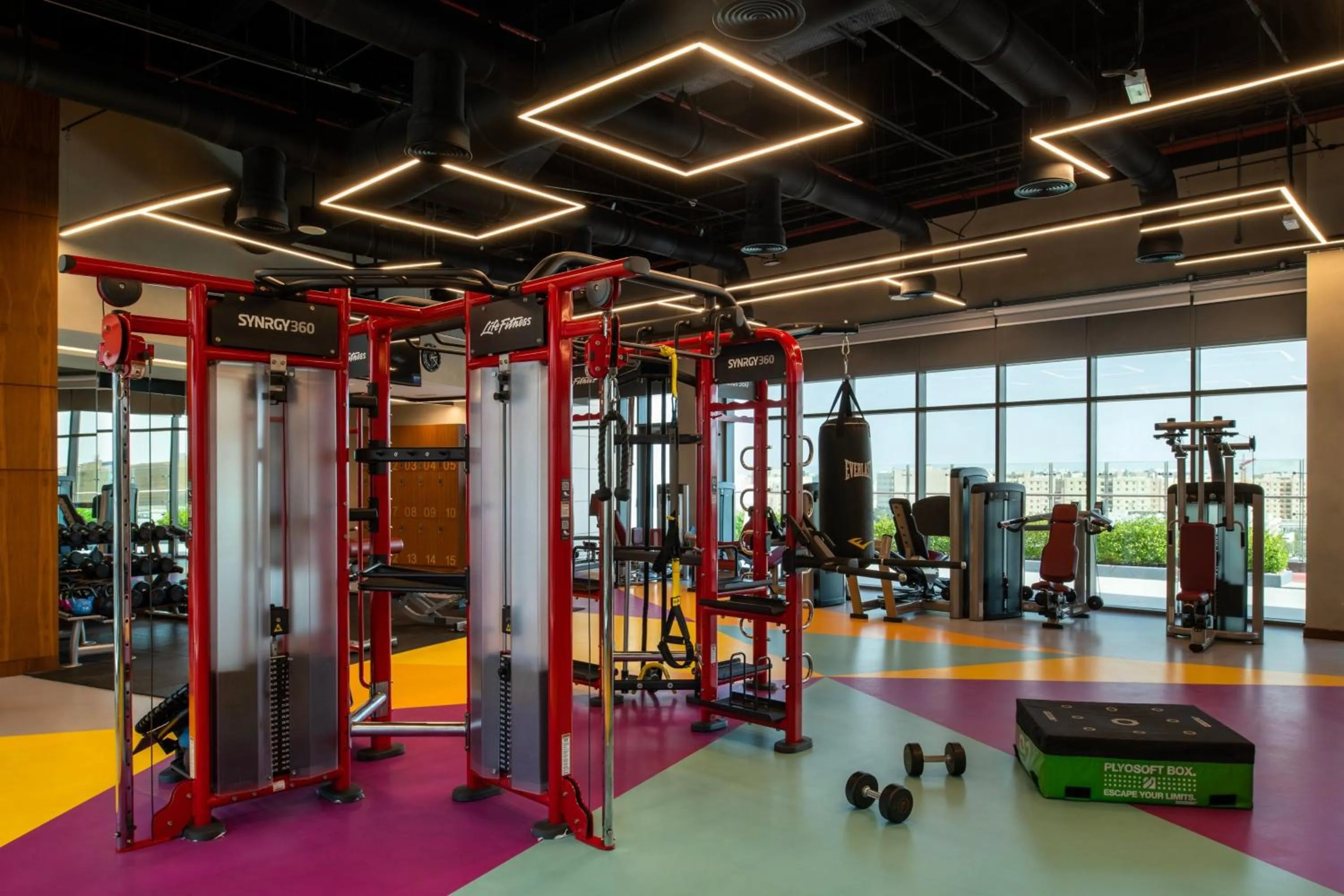 Fitness centre/facilities in Marriott Executive Apartments Doha, Le Mirage City Walk