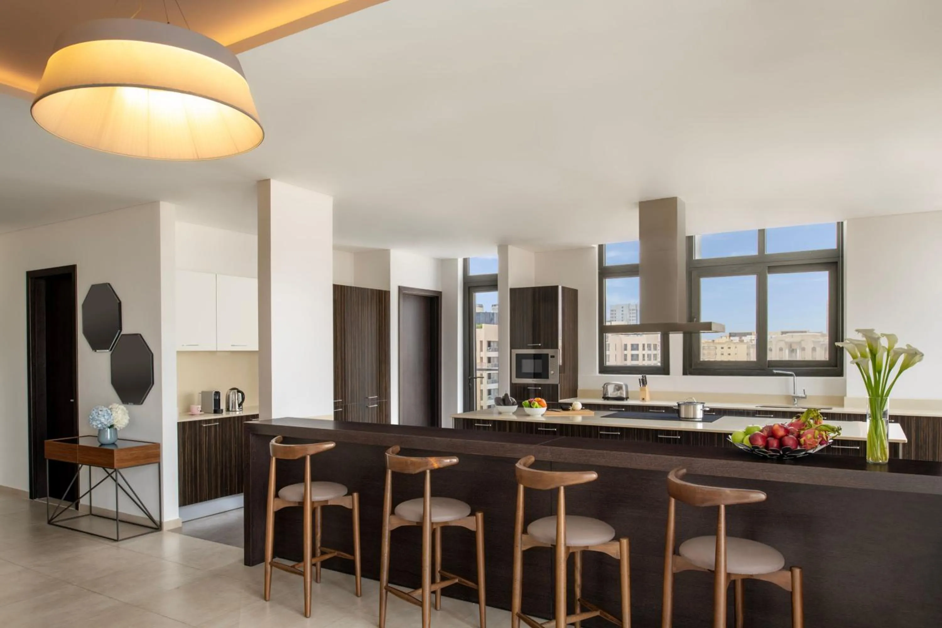 Photo of the whole room in Marriott Executive Apartments Doha, Le Mirage City Walk