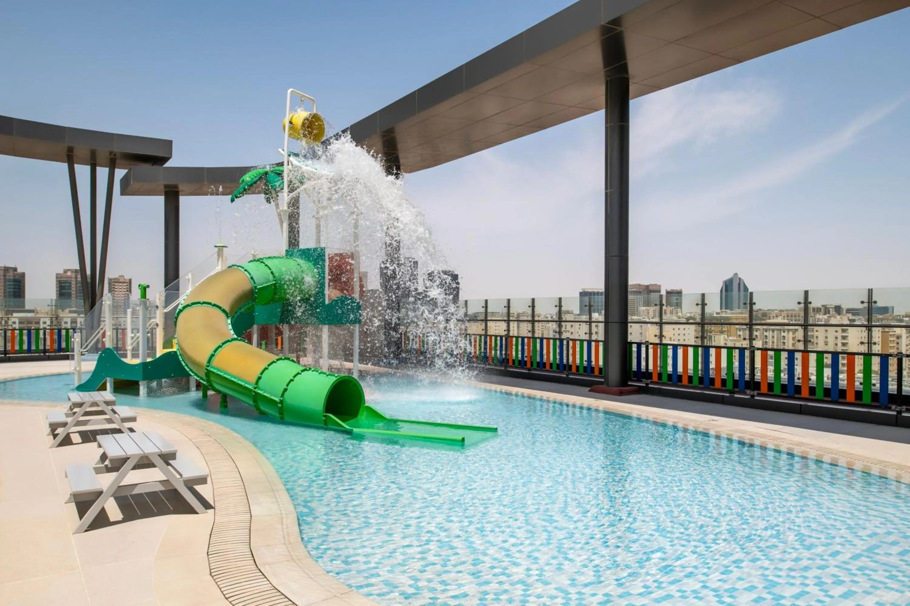 Swimming pool in Marriott Executive Apartments Doha, Le Mirage City Walk