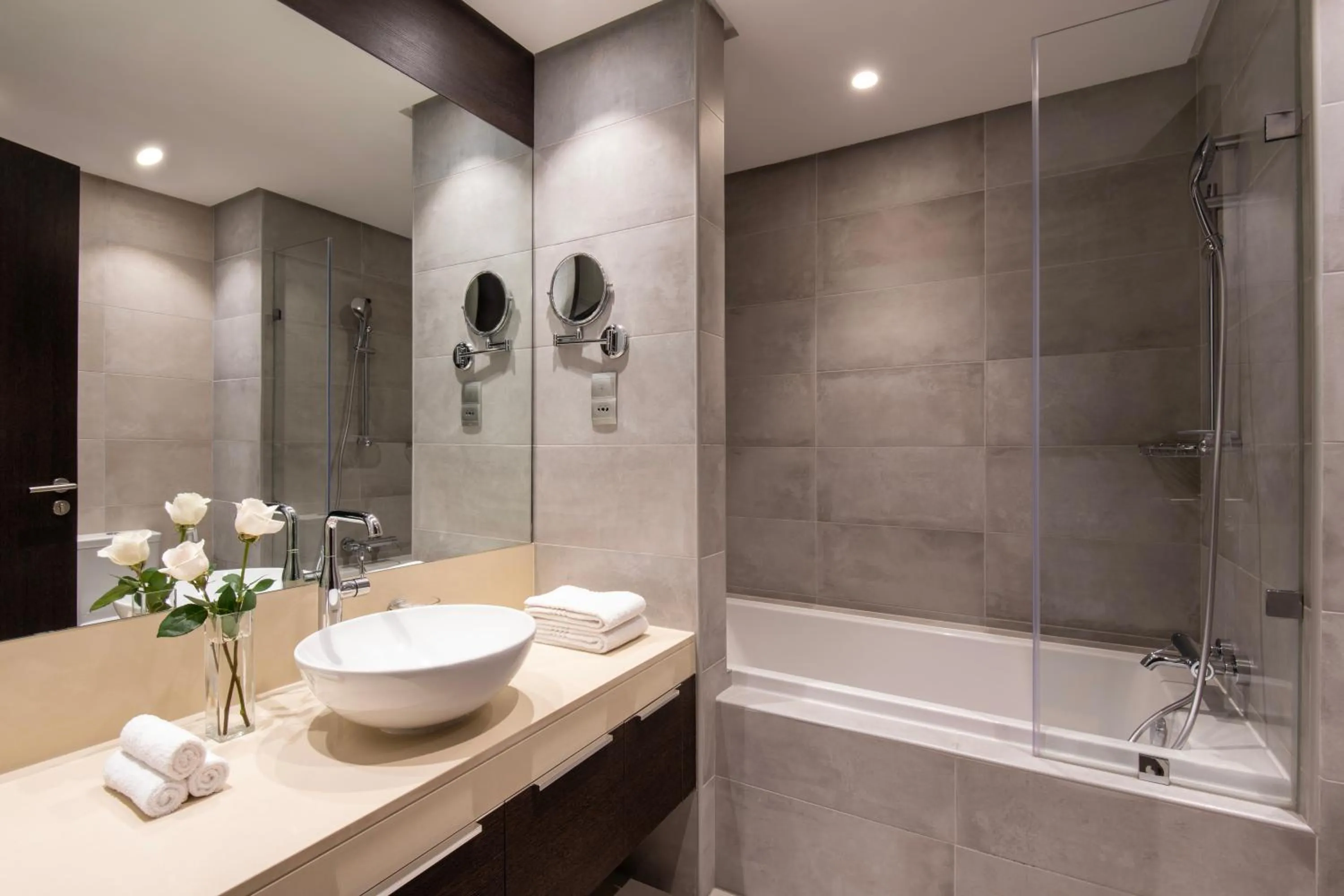 Shower in Marriott Executive Apartments Doha, Le Mirage City Walk