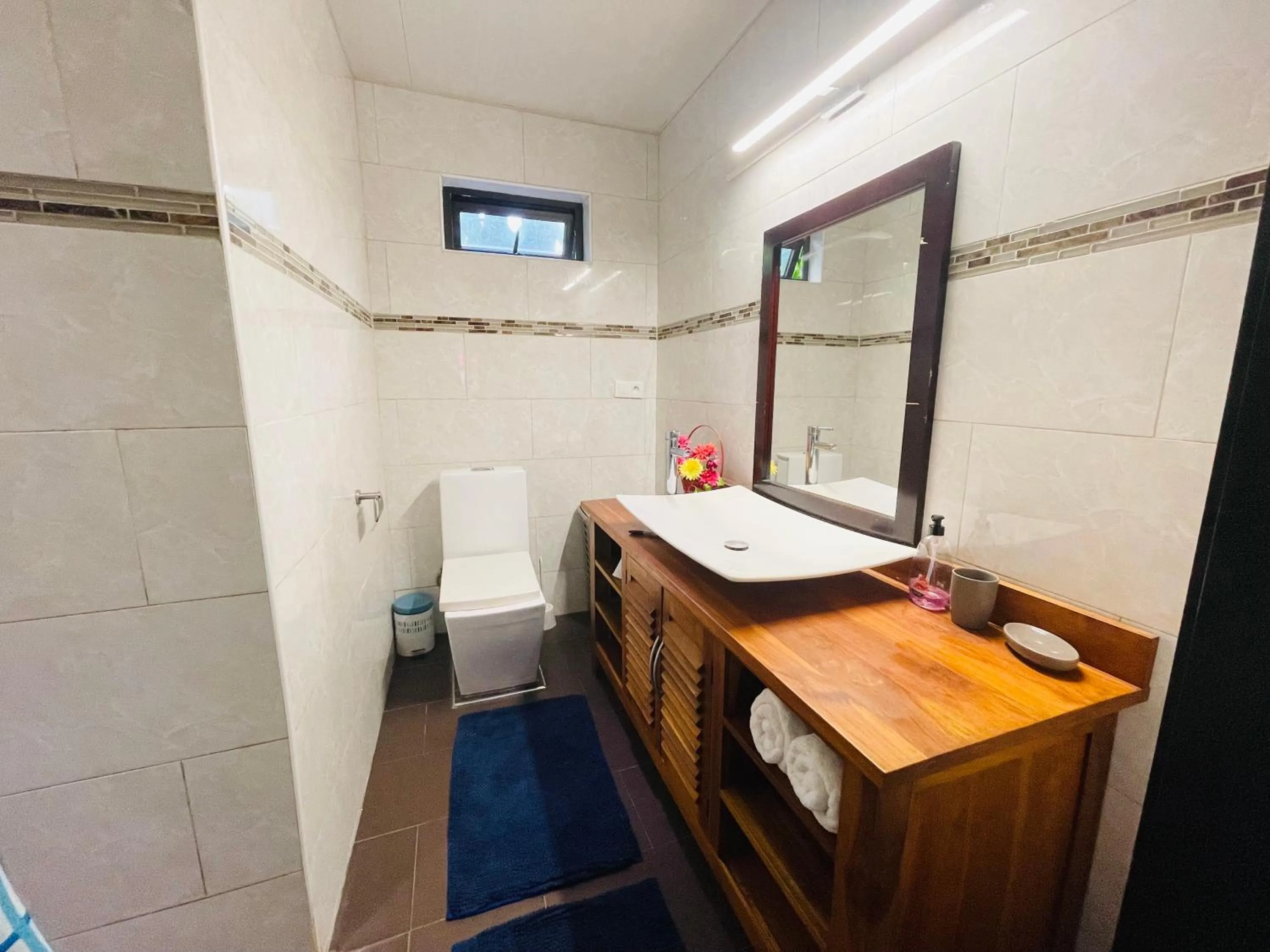 Bathroom in Tahiti beach house