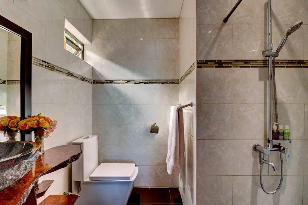 Bathroom in Tahiti beach house