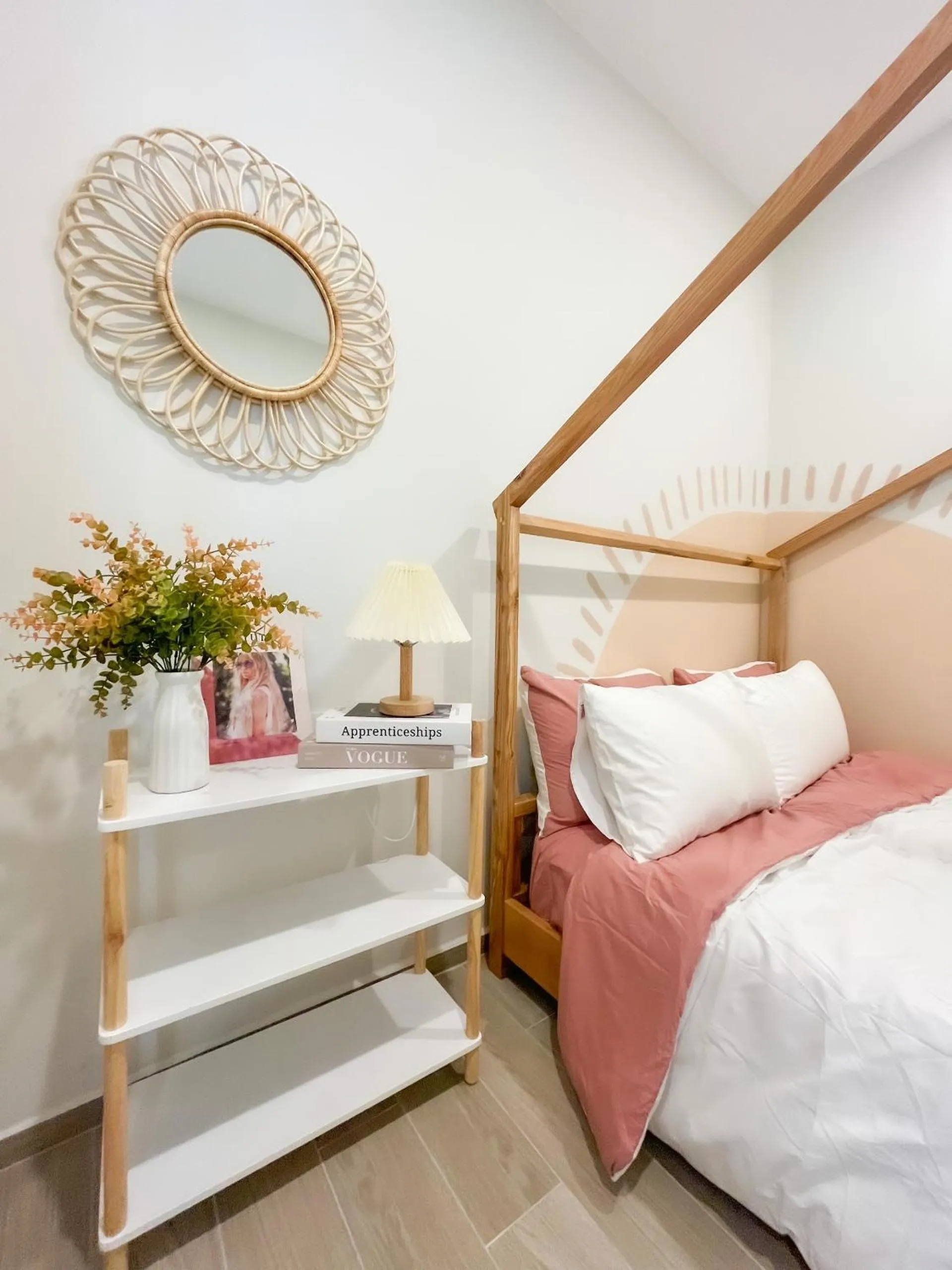 Bed in The Sóng Apartment Vũng Tàu - Mita House