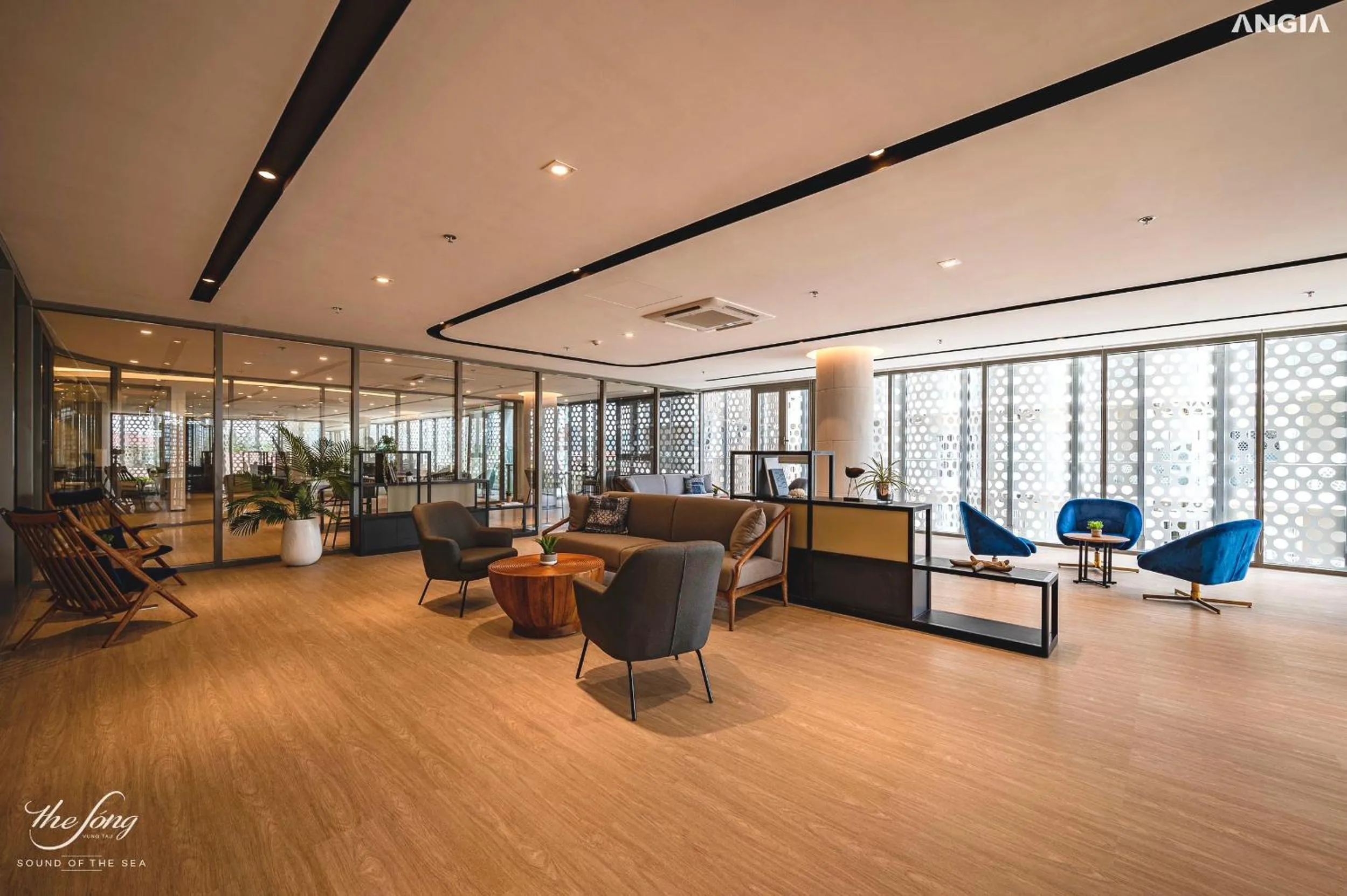 Seating area in The Sóng Apartment Vũng Tàu - Mita House