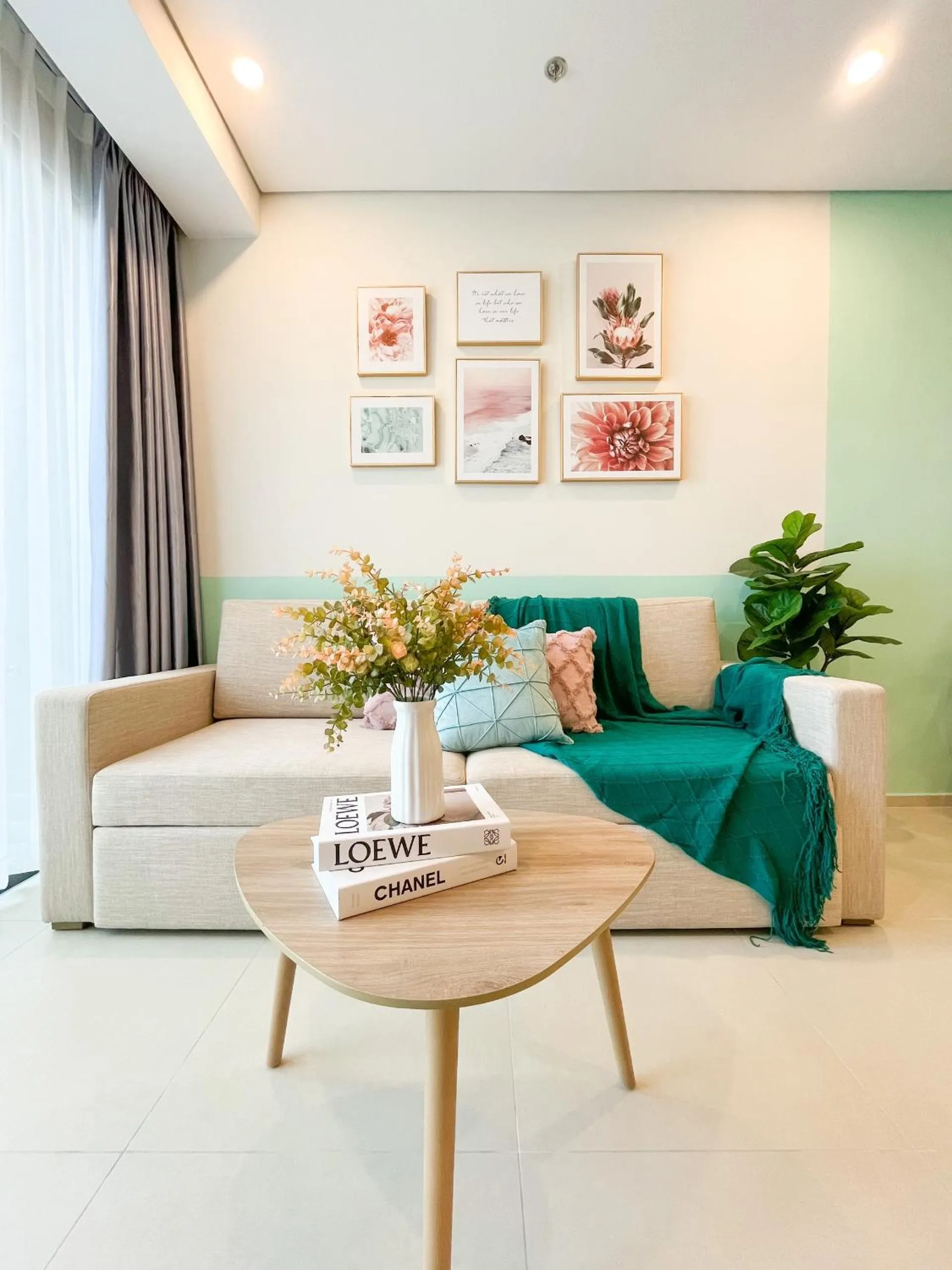 Living room in The Sóng Apartment Vũng Tàu - Mita House