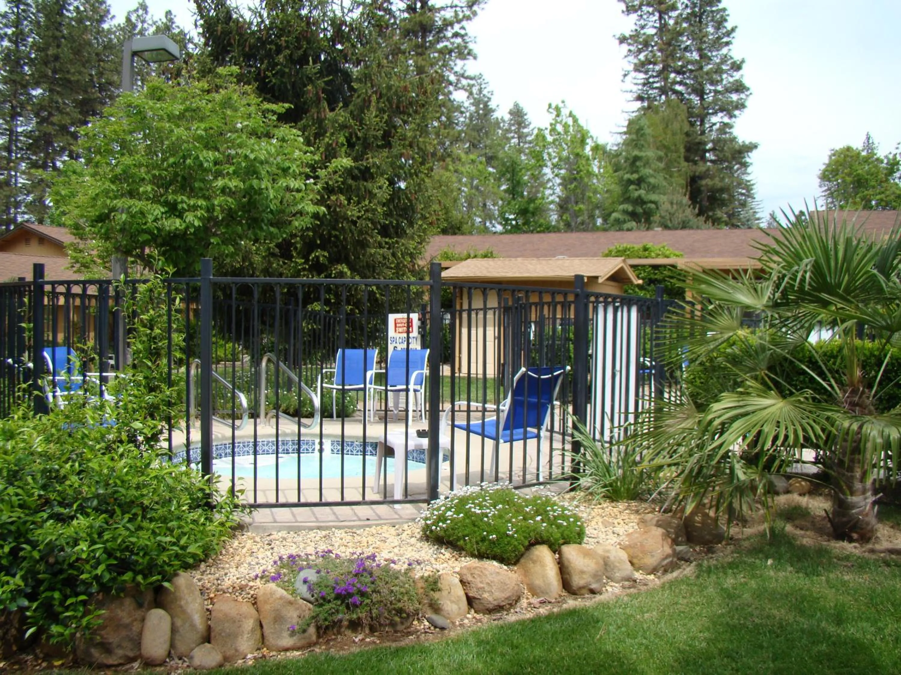 Garden in Ponderosa Gardens Motel