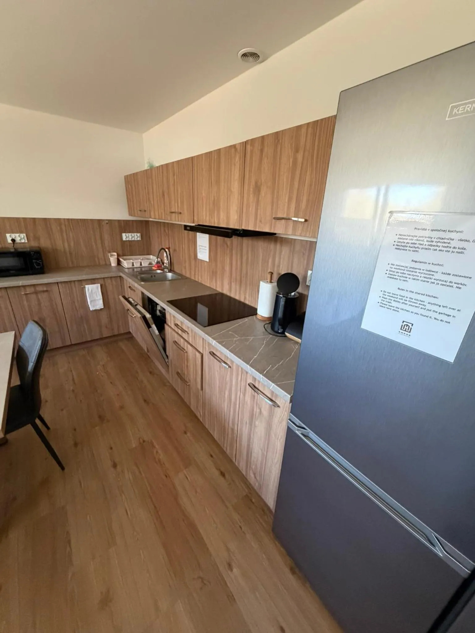 Kitchen or kitchenette in Apartmotel ANROE