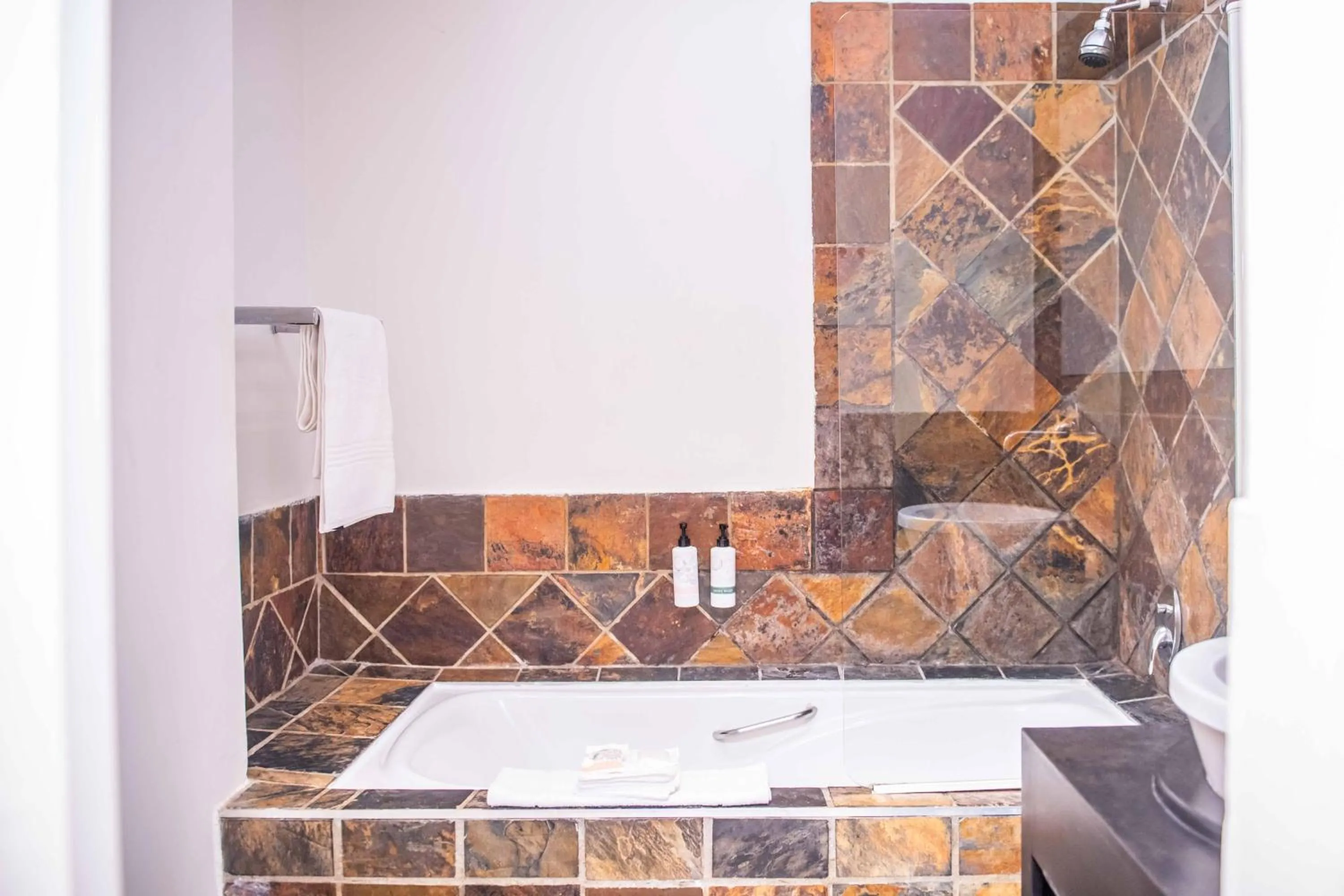 Shower in Cape Diamond Boutique Hotel