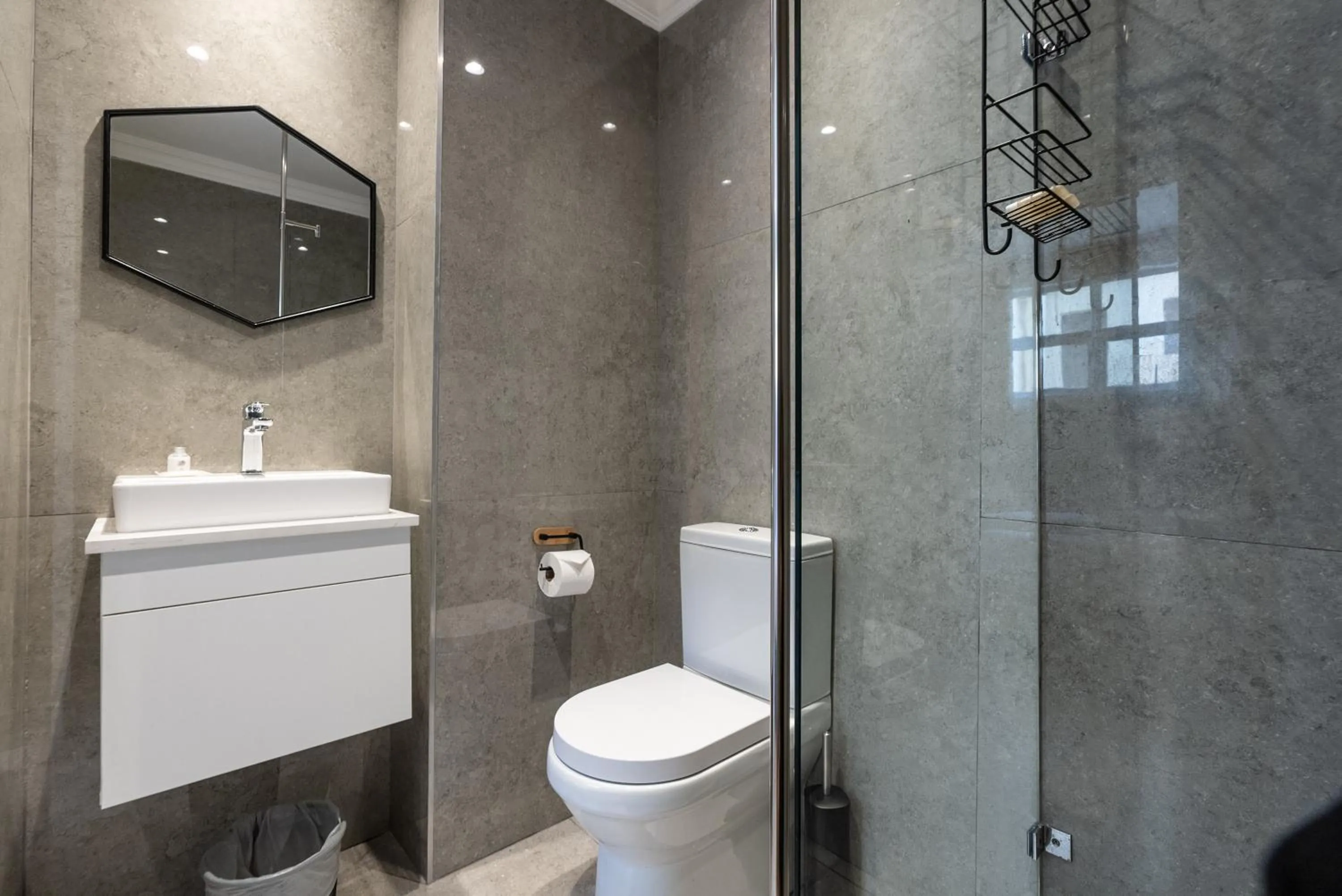 Shower in Cape Diamond Boutique Hotel