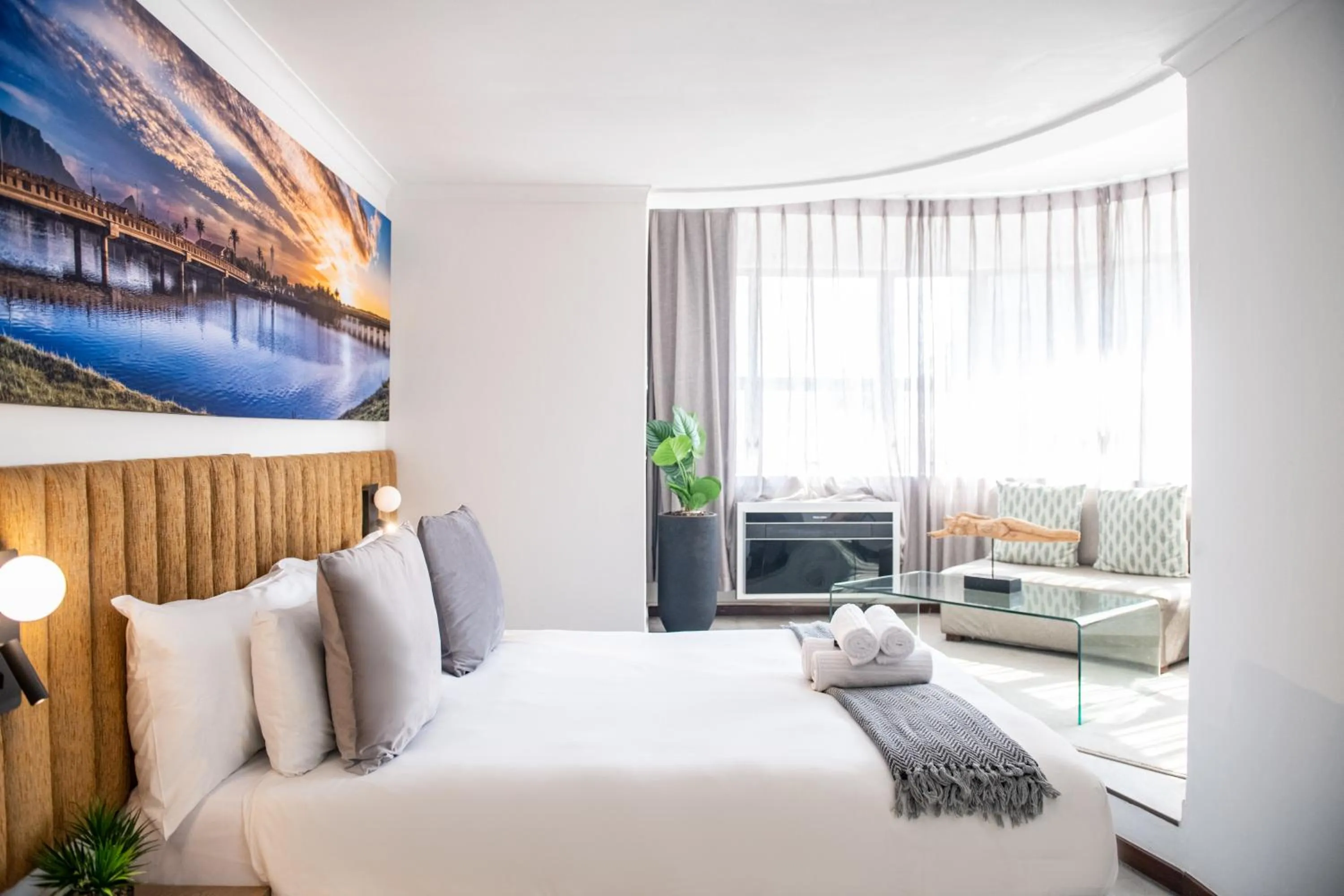 Photo of the whole room, Bed in Cape Diamond Boutique Hotel