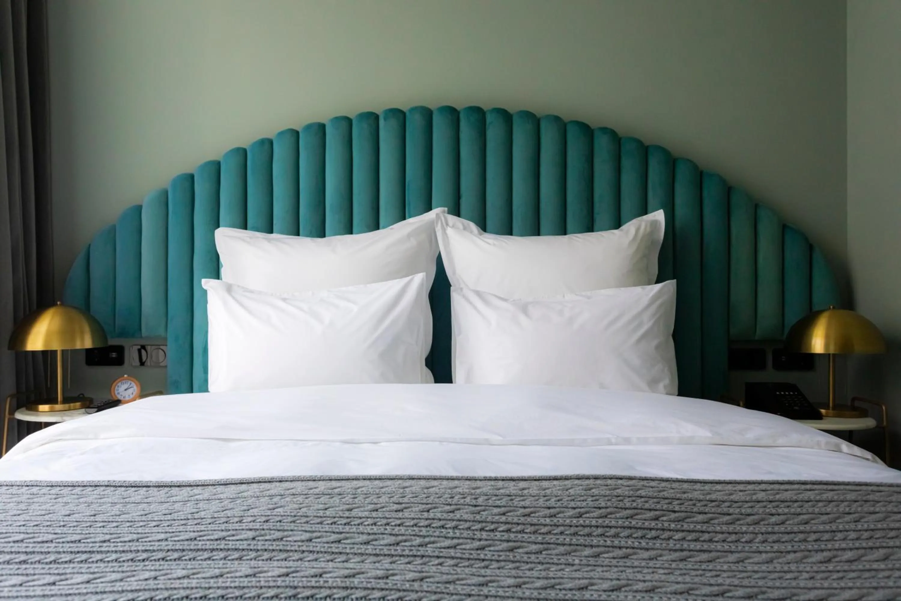 Bed in Khedi Hotel Tbilisi