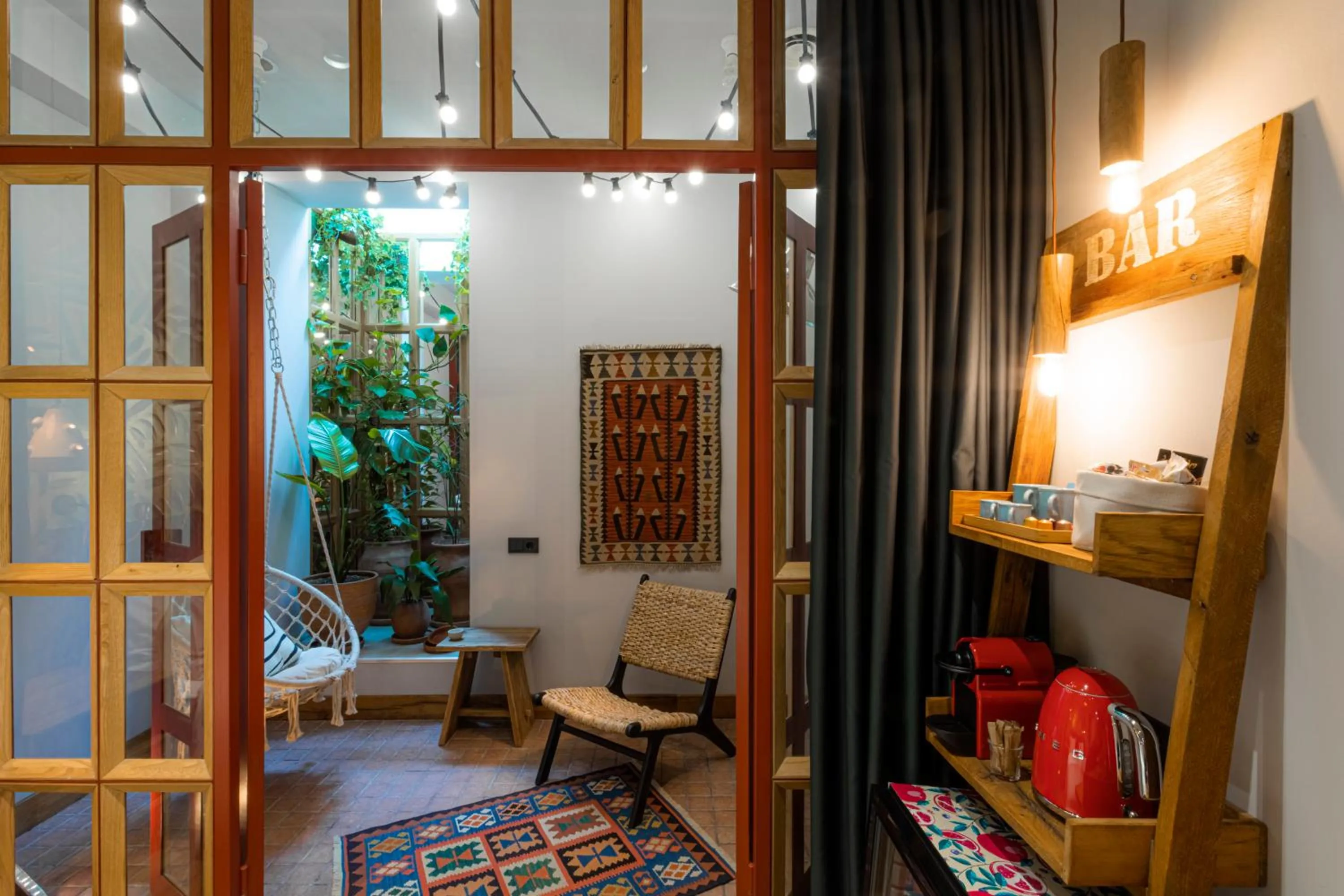 Seating area in Khedi Hotel Tbilisi