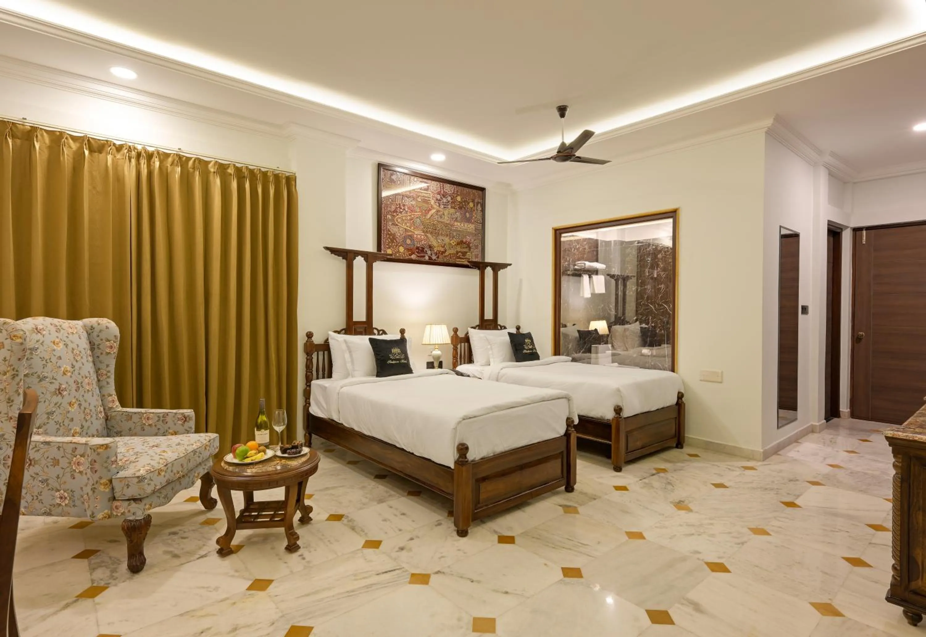 Bed in Shahpura Barliyas House