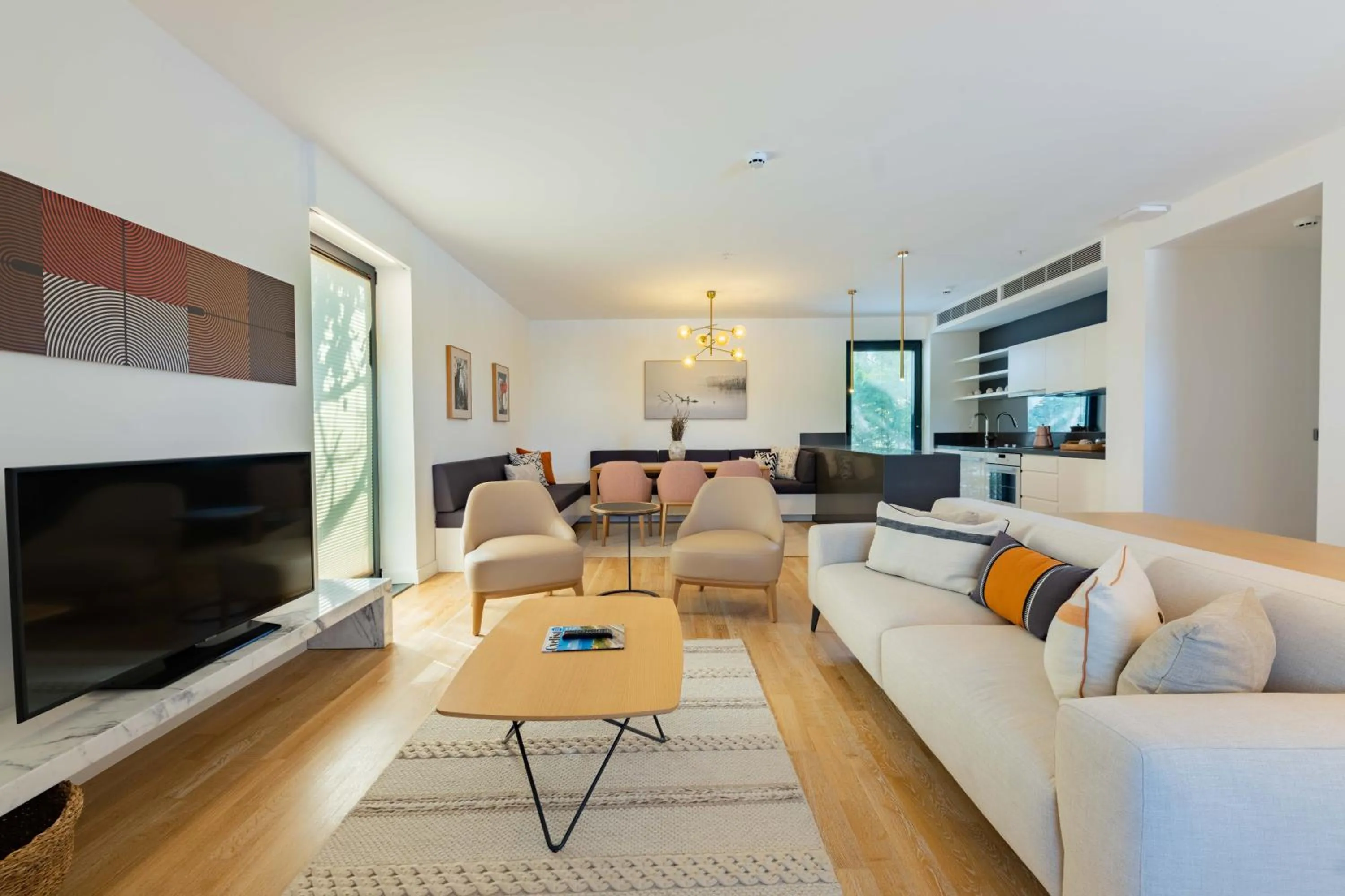 Living room in Pınar Otel