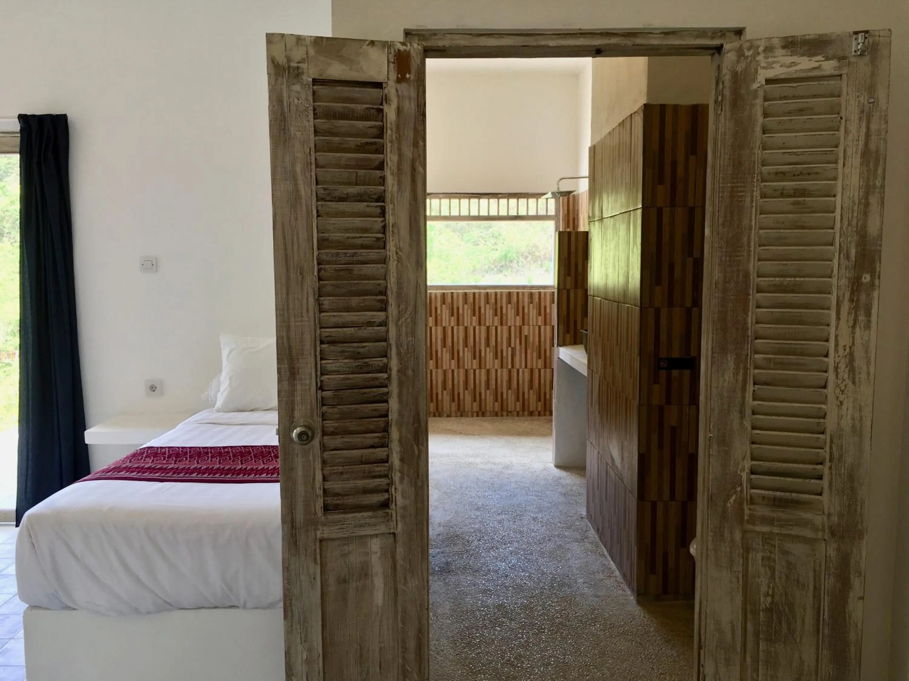 Bed in Namaste Bungalows
