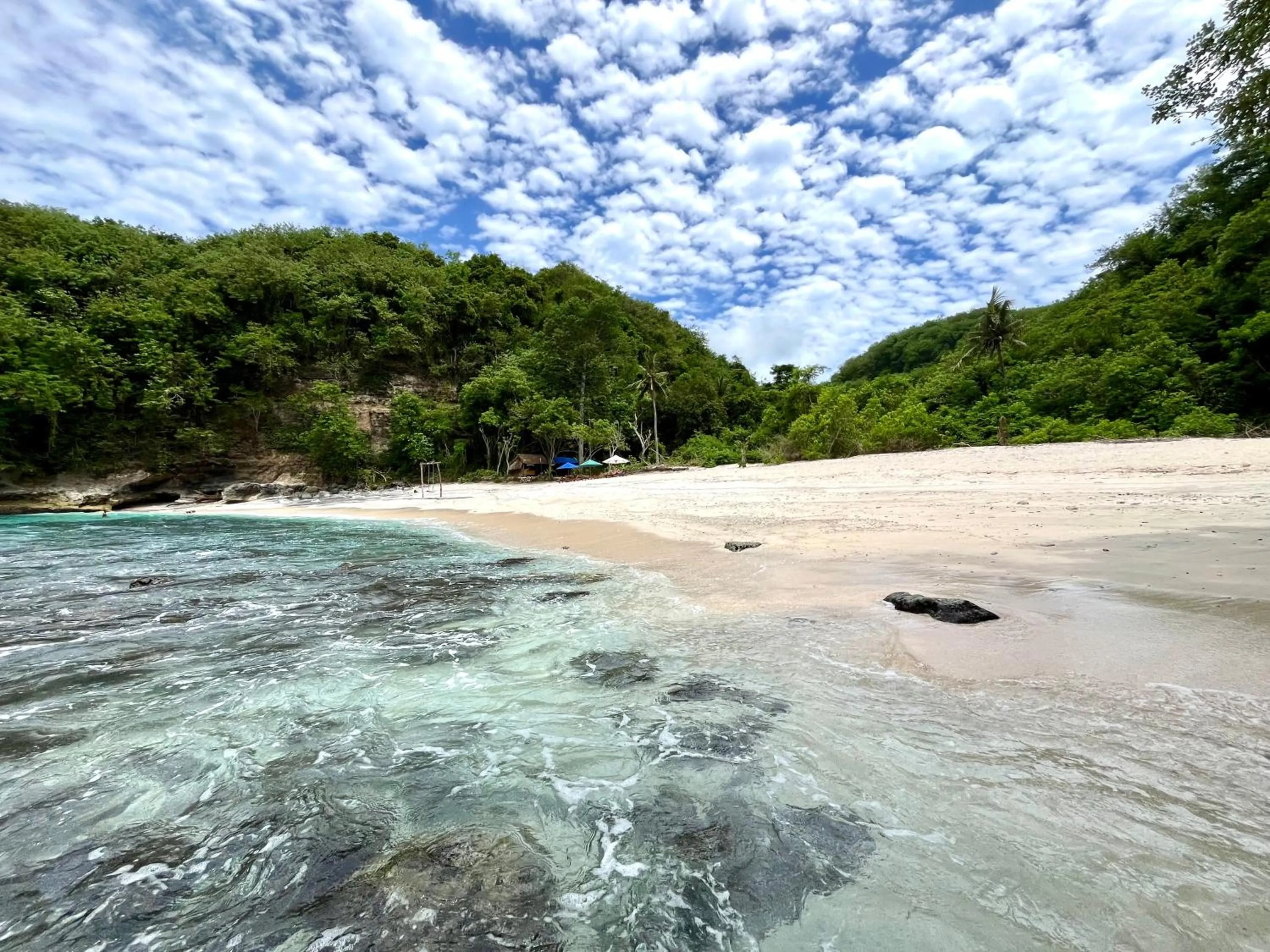 Beach in Namaste Bungalows Resort