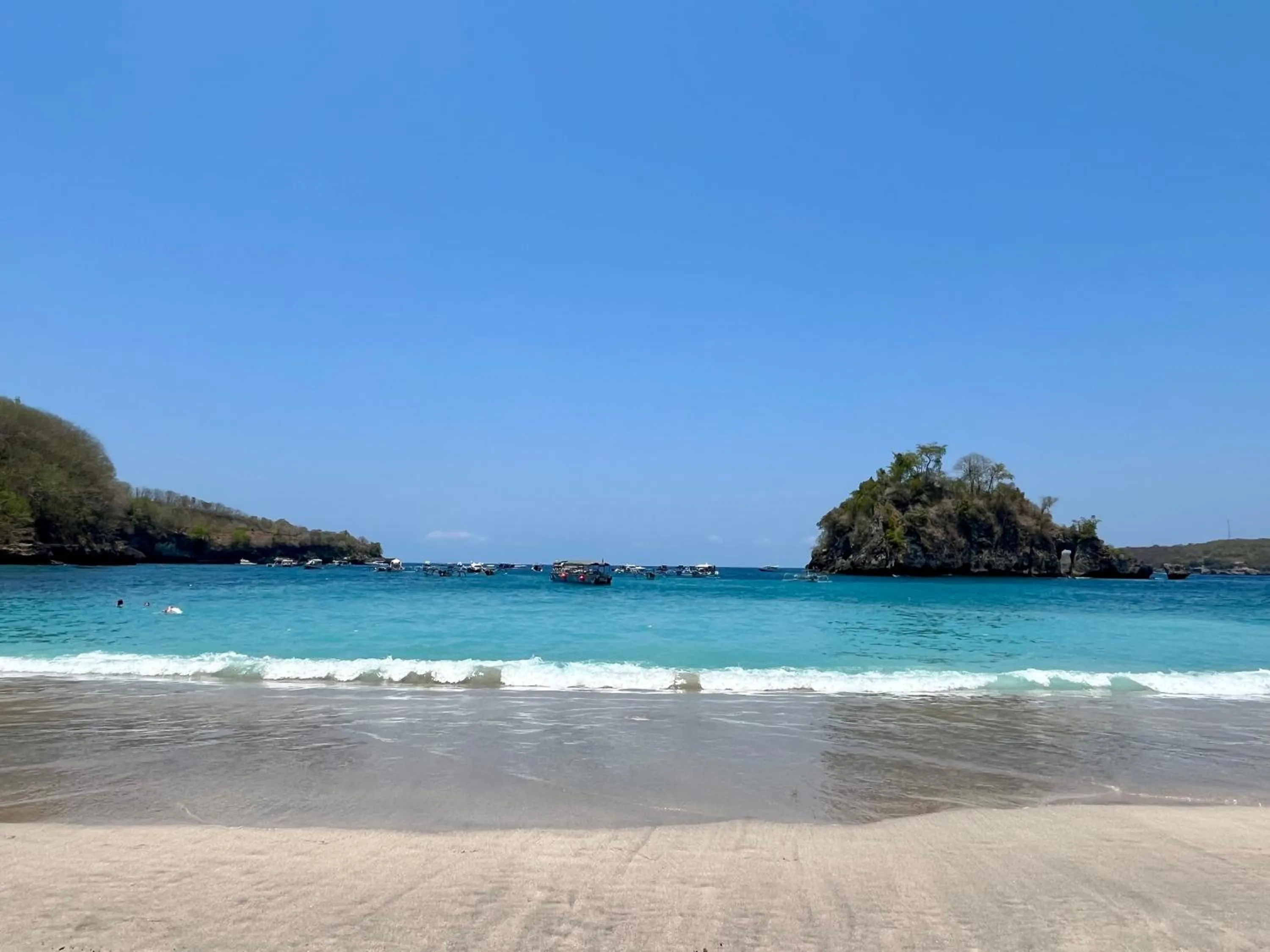 Beach in Namaste Bungalows Resort