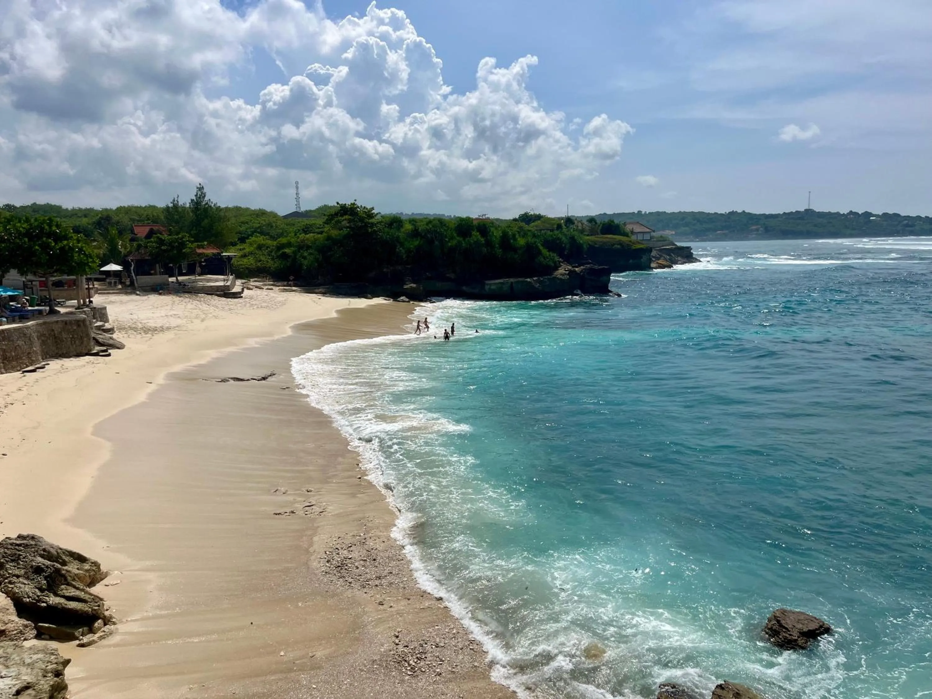 Beach in Namaste Bungalows Resort