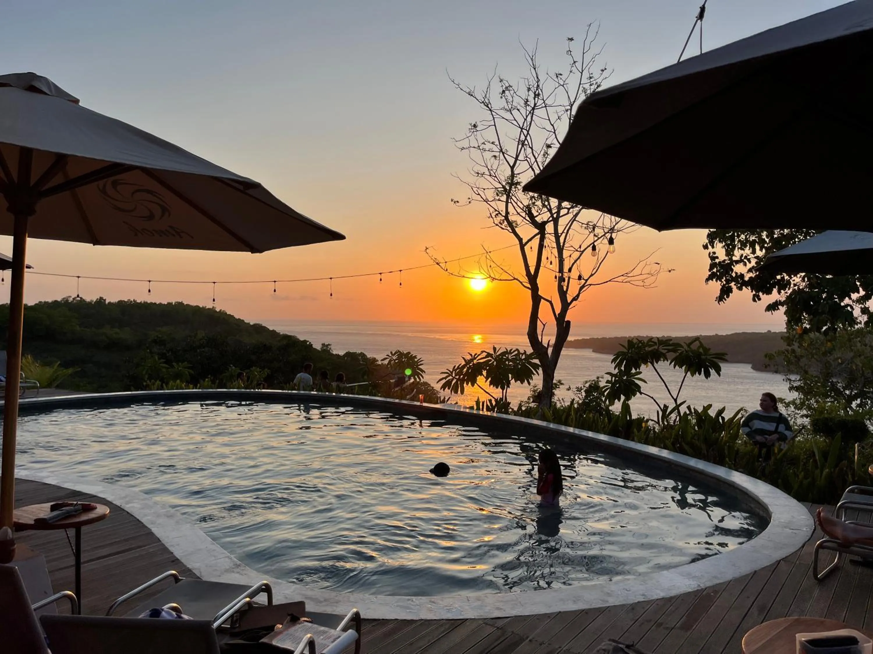 Sunset in Namaste Bungalows Resort