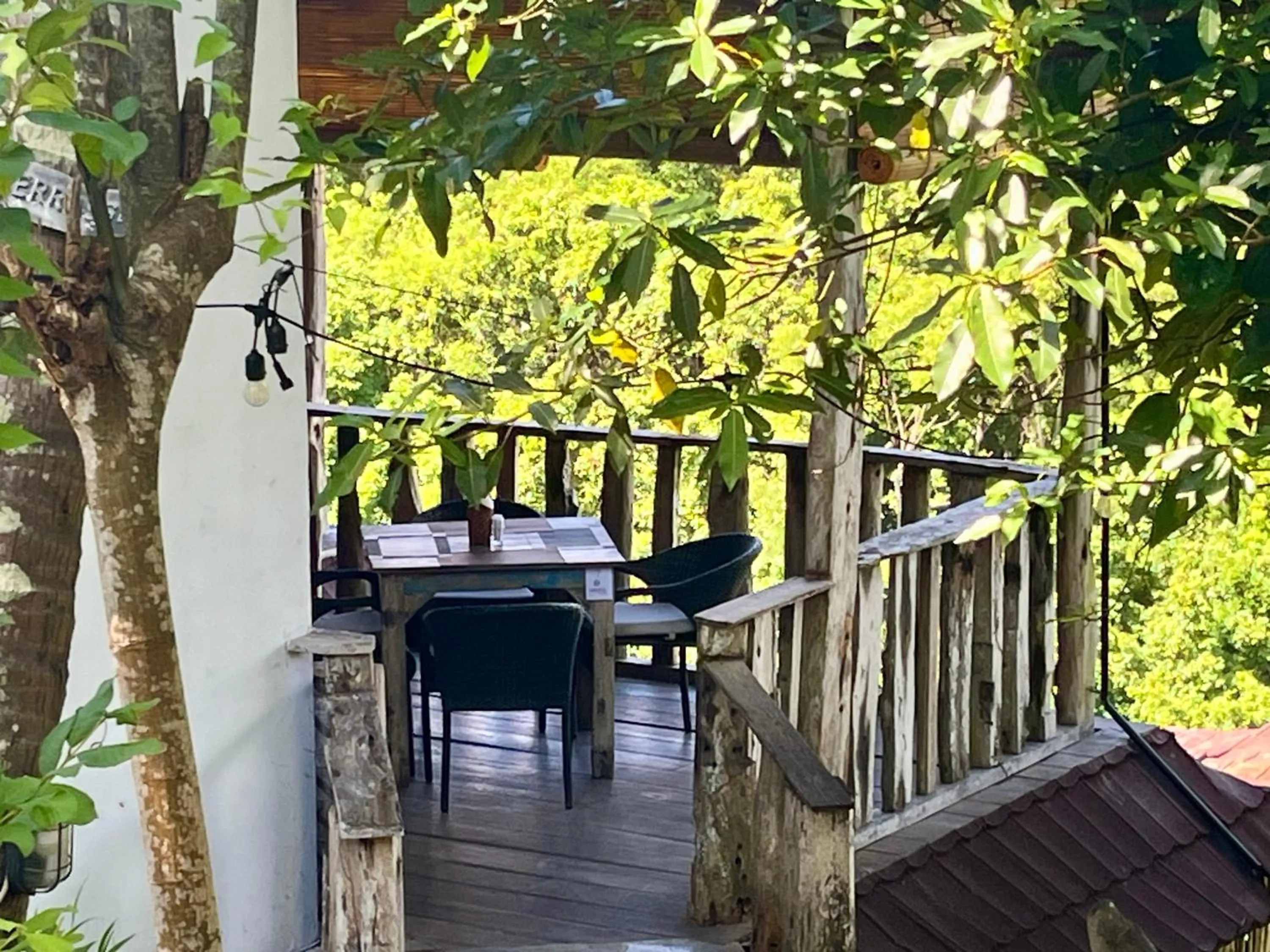 Garden view in Namaste Bungalows Resort