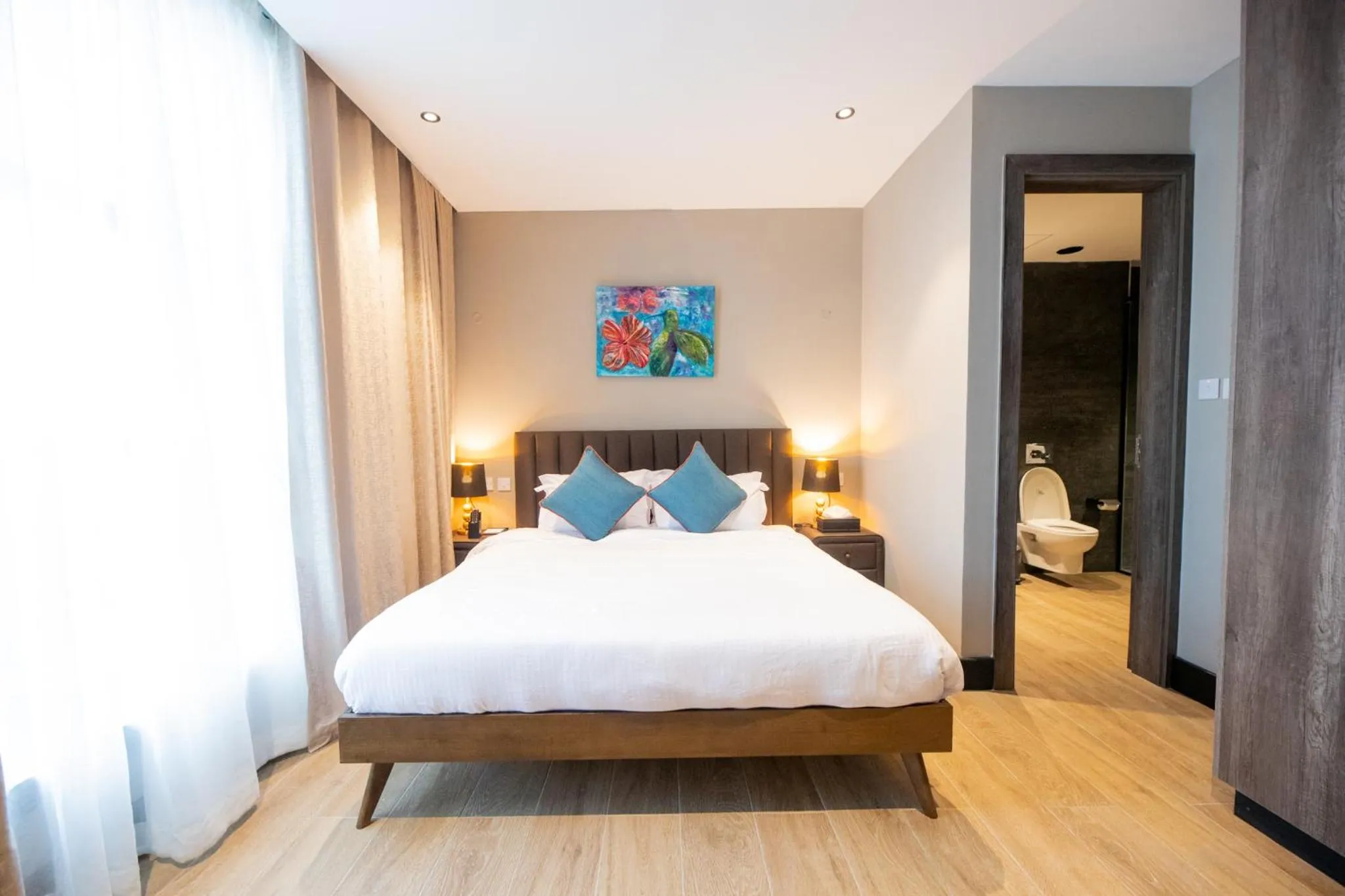 Bed in Sincerely Yours Suites & Serviced Apartments