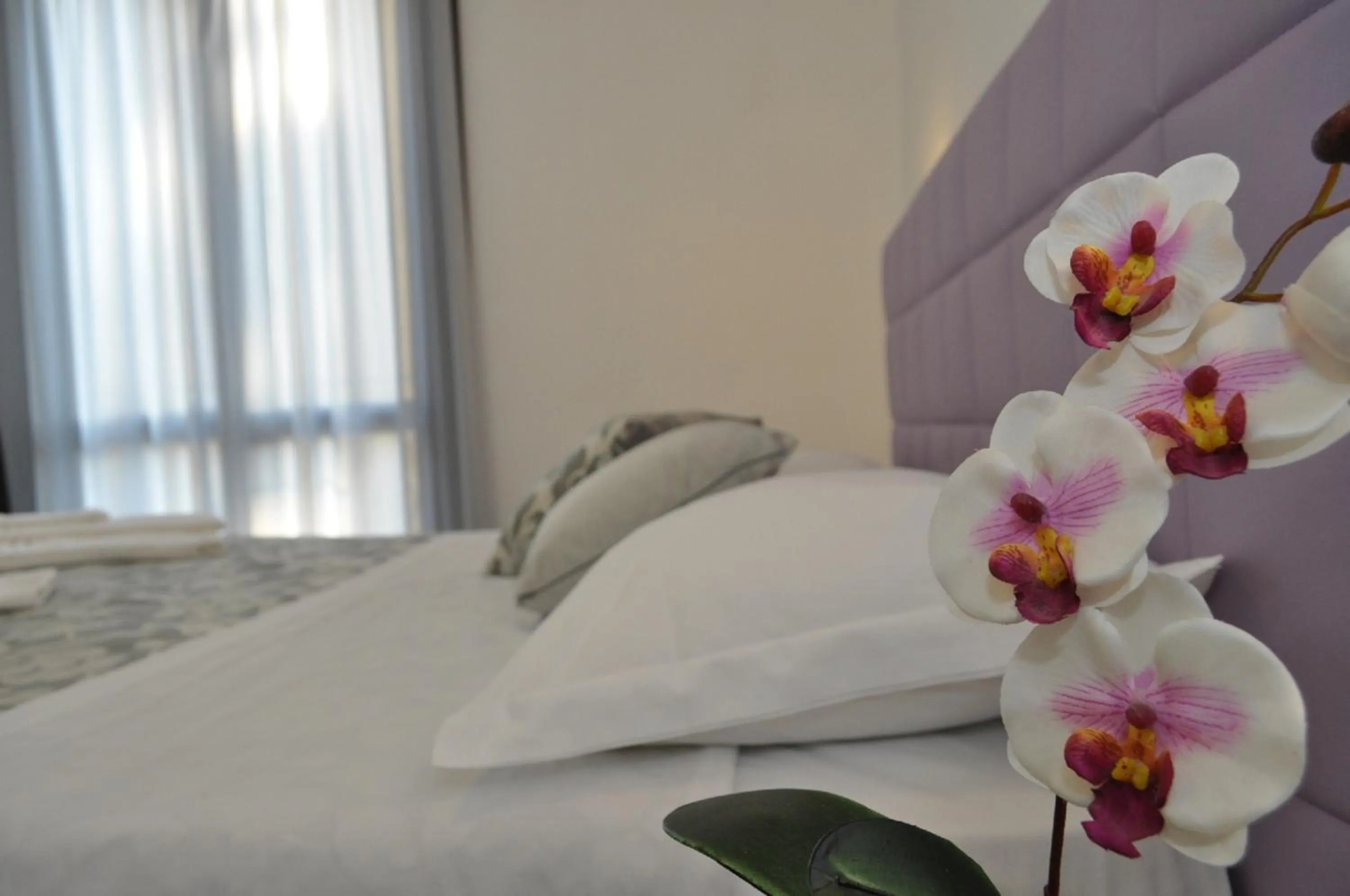 Decorative detail, Bed in Hotel Sikania