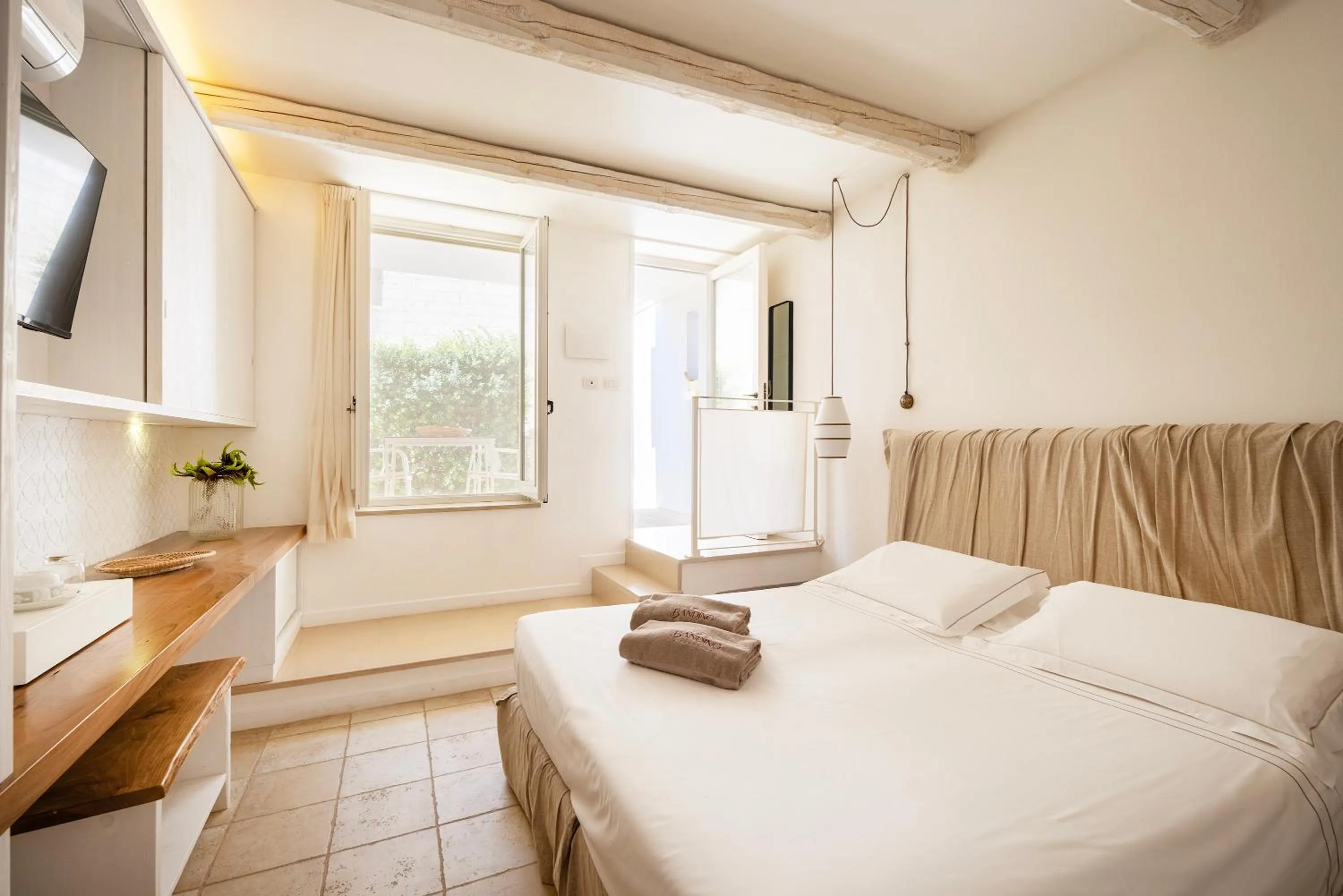 Bed in Masseria Bandino & Spa