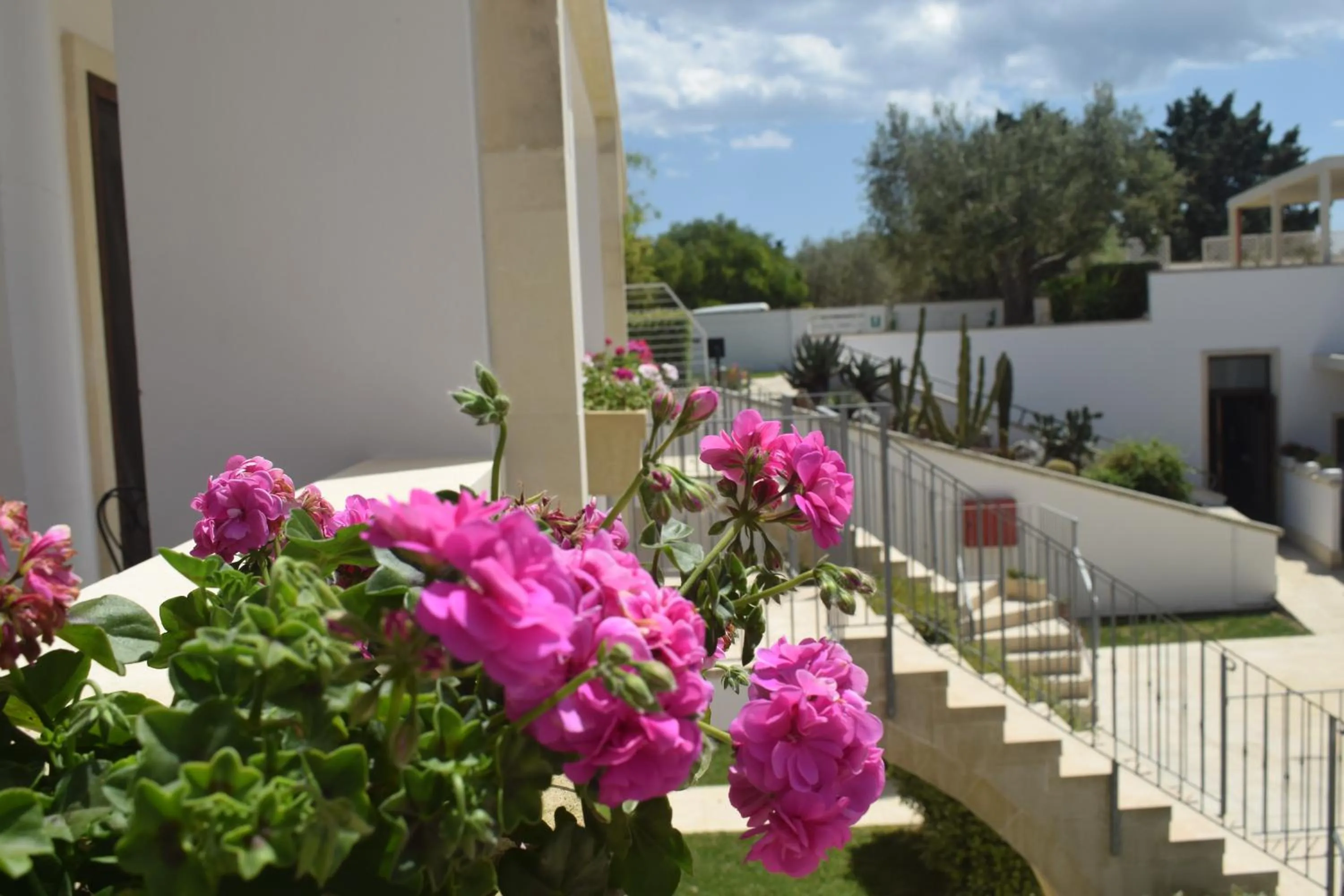 Balcony/Terrace in Masseria Bandino & Spa