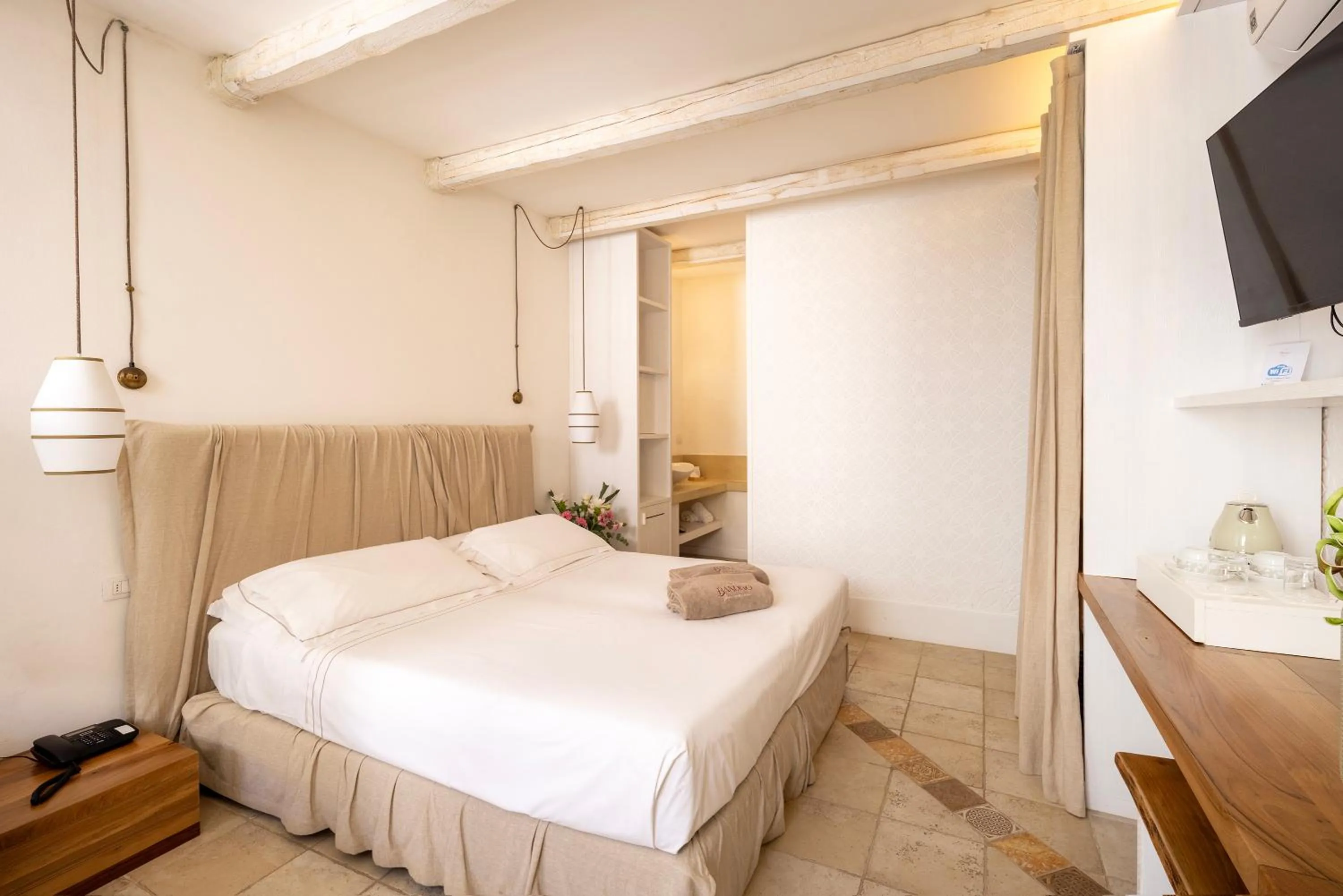 Bed in Masseria Bandino & Spa