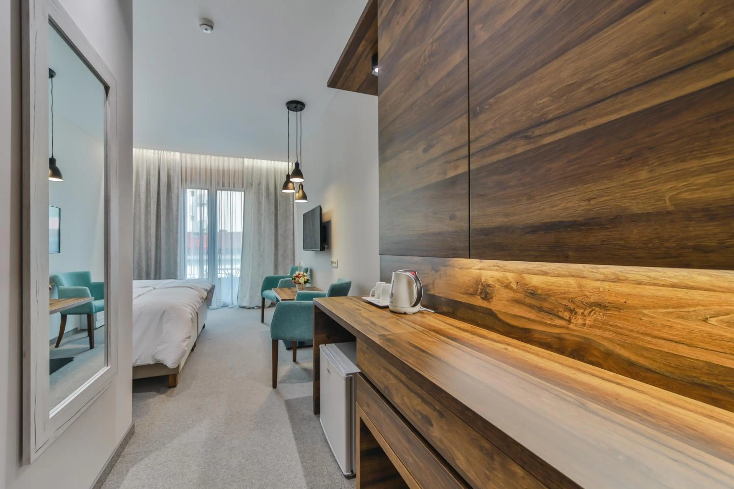 Seating area, Bed in Hotel Vladimir