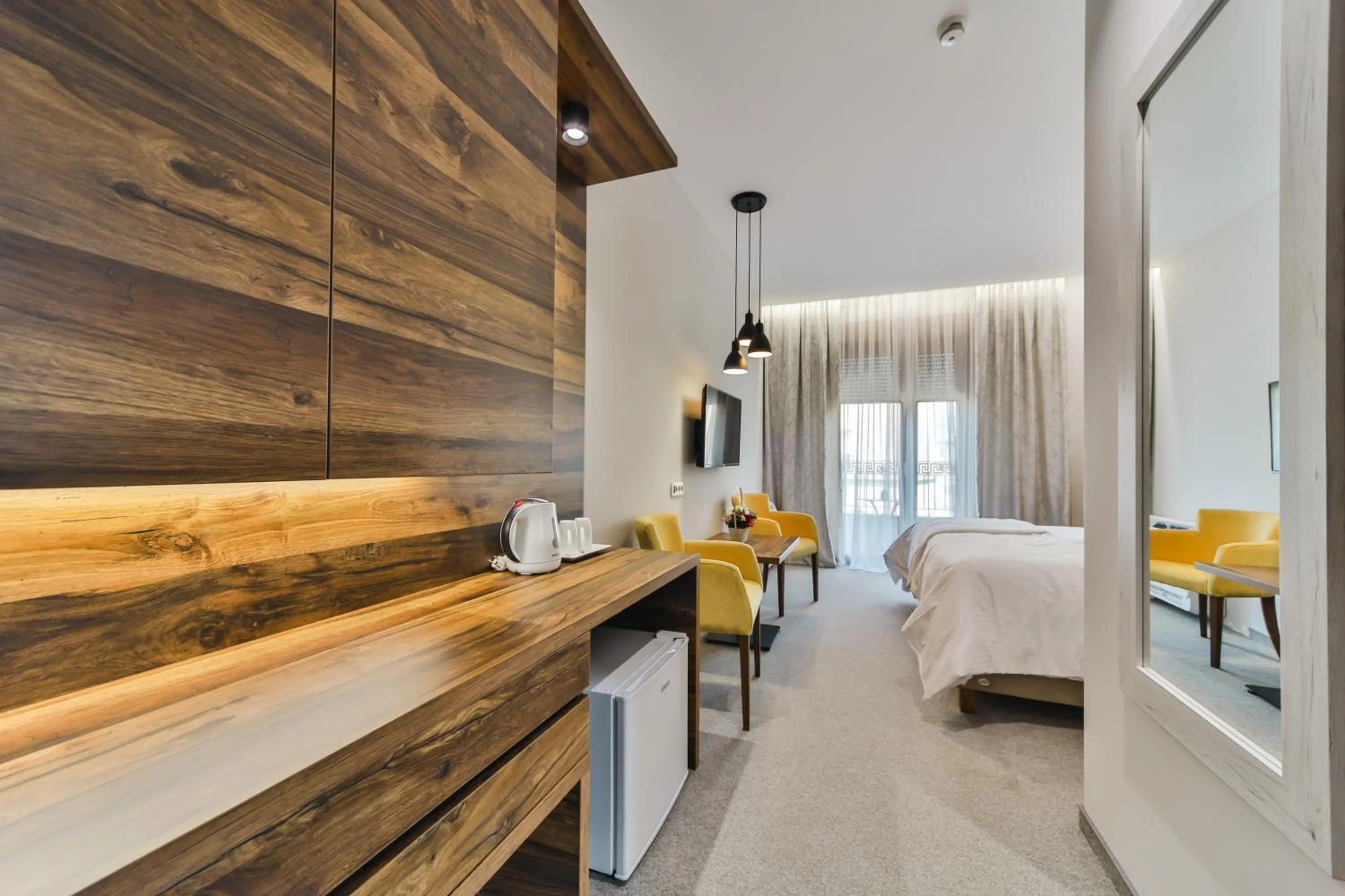 Seating area, Bed in Hotel Vladimir