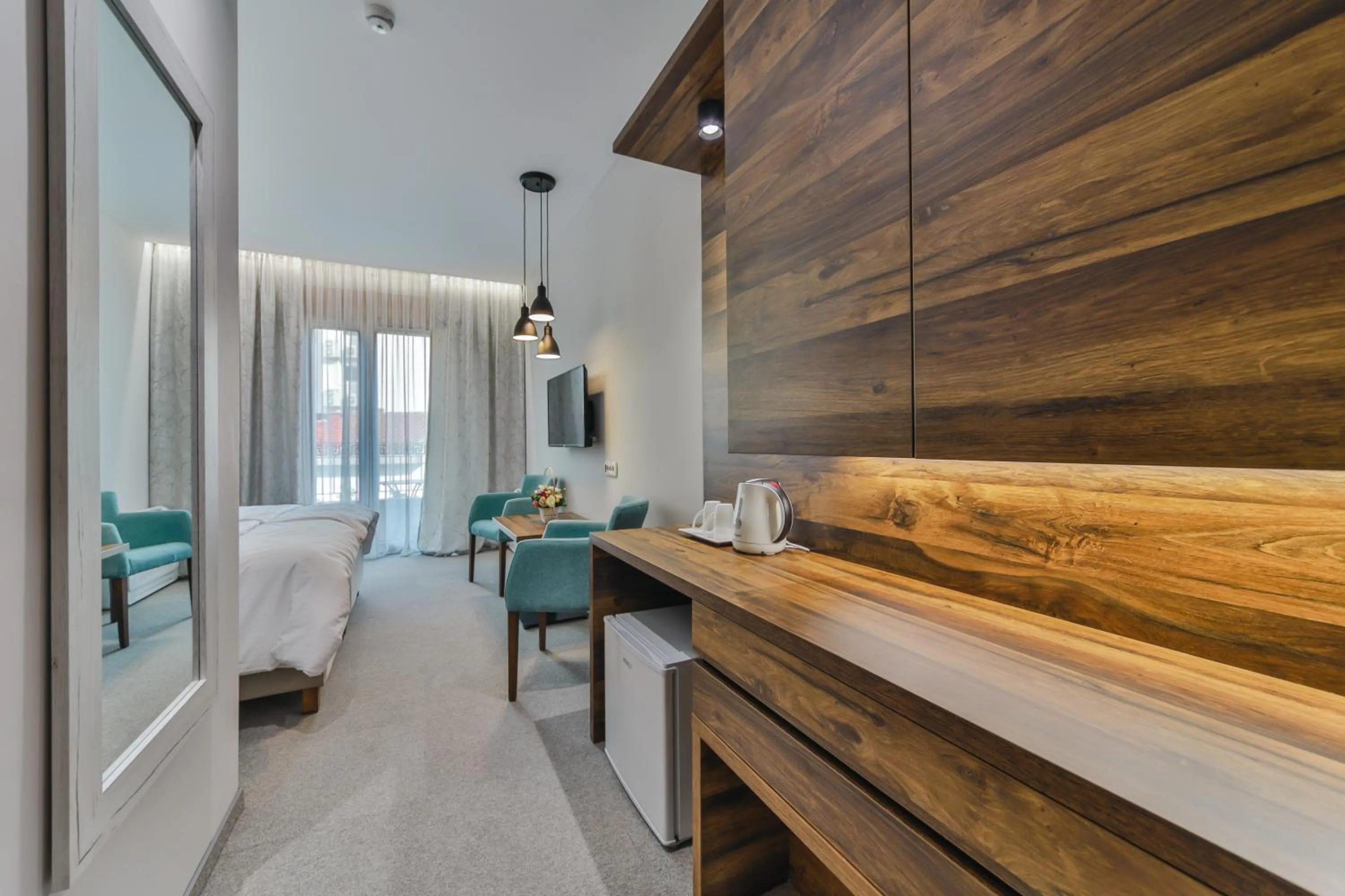 Seating area, Bed in Hotel Vladimir