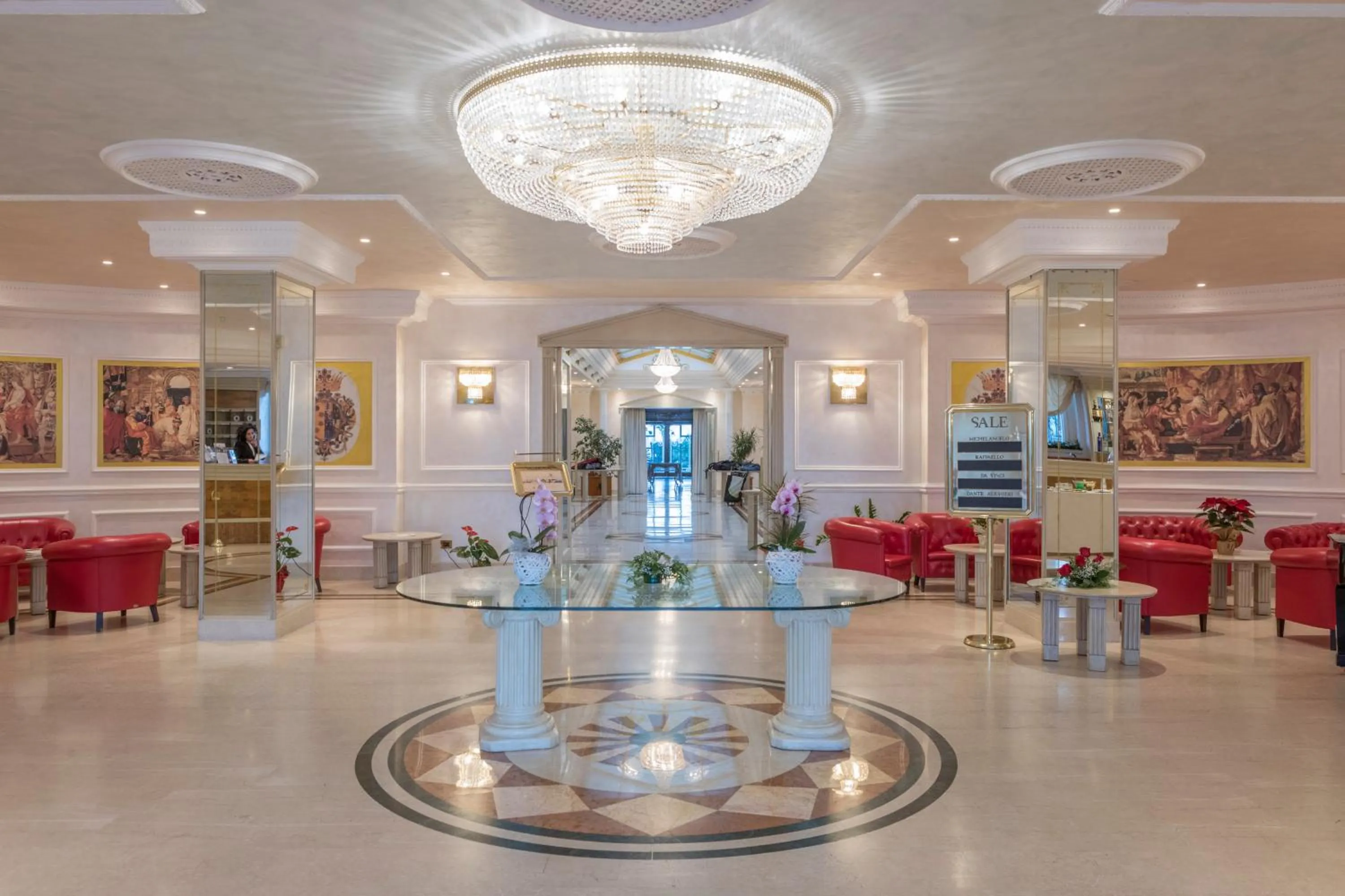 Lobby or reception in Hotel Villa Medici